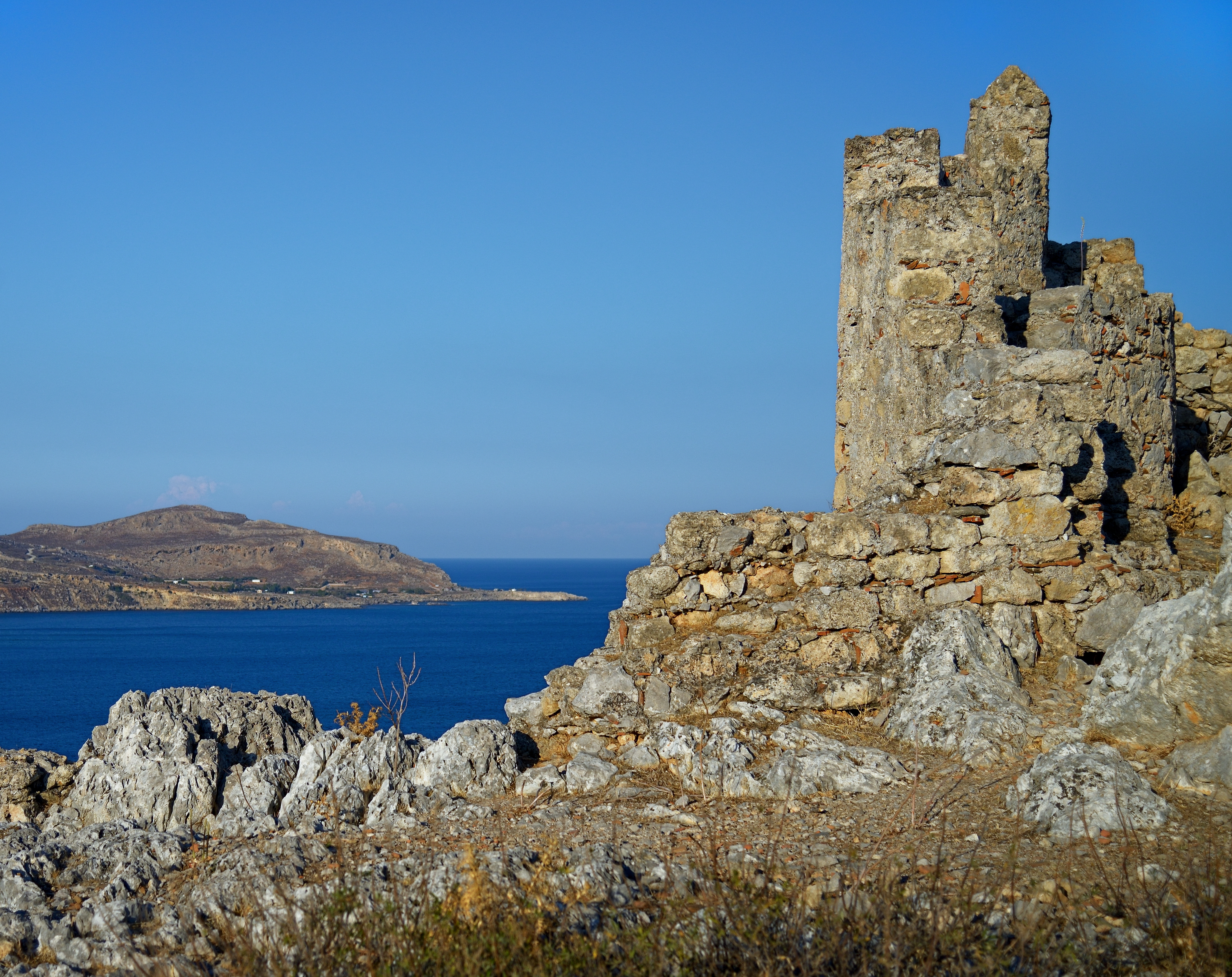 Feraklos Castle Haraki Rhodes NW