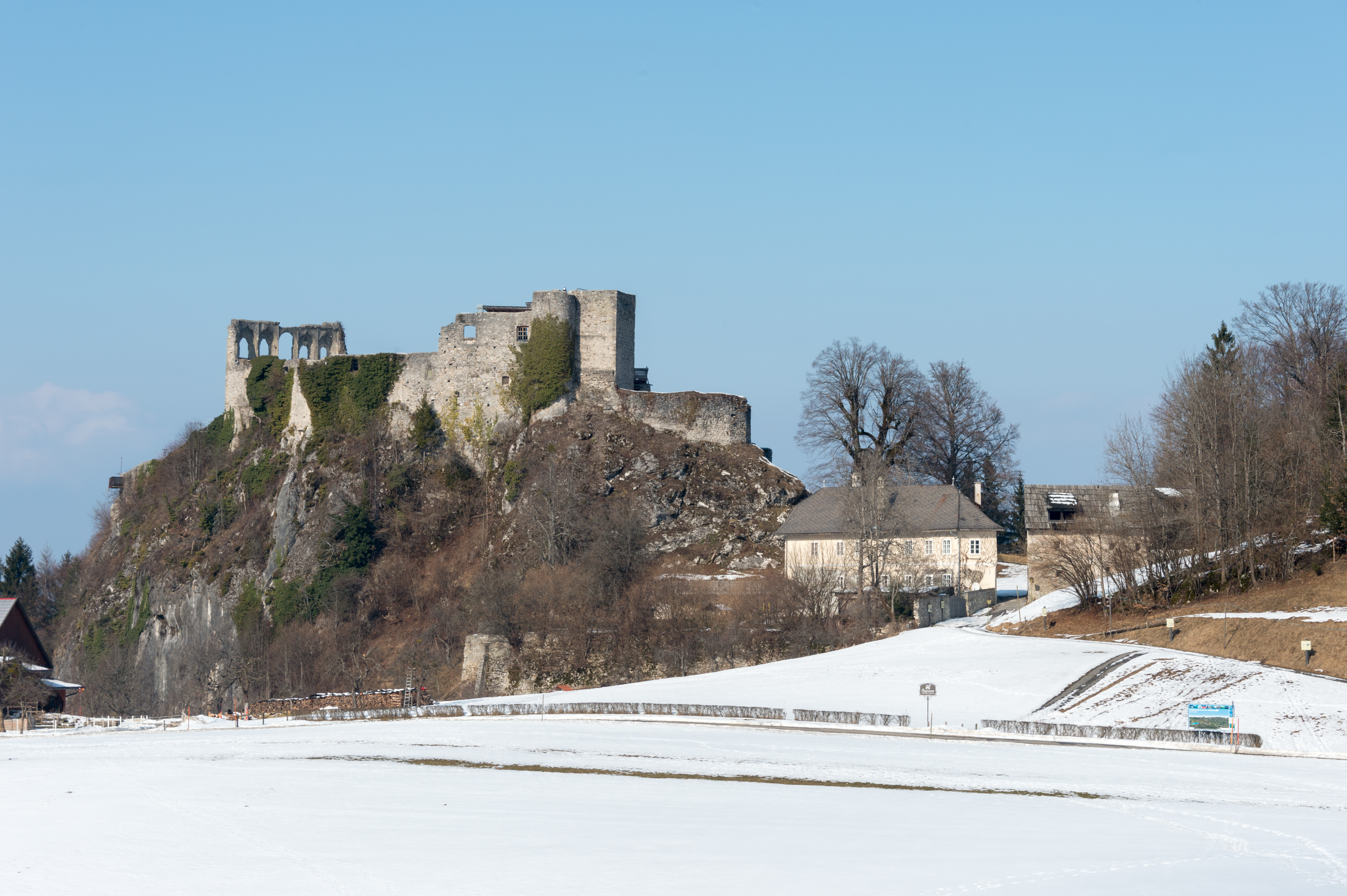 Finkenstein am Faaker See Altfinkenstein 14 Burgruine 17022015 9917