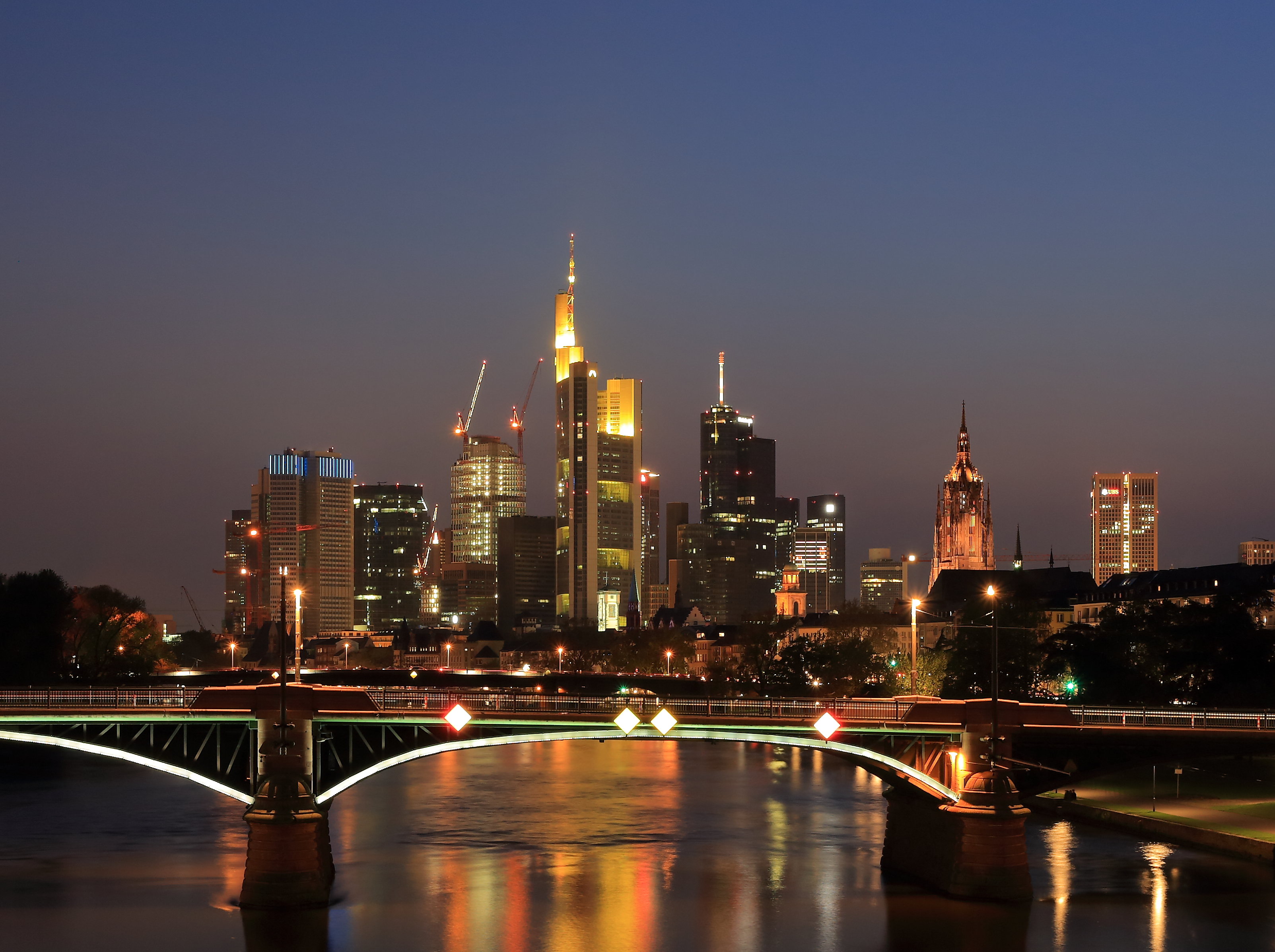 Frankfurt at Dusk - 2