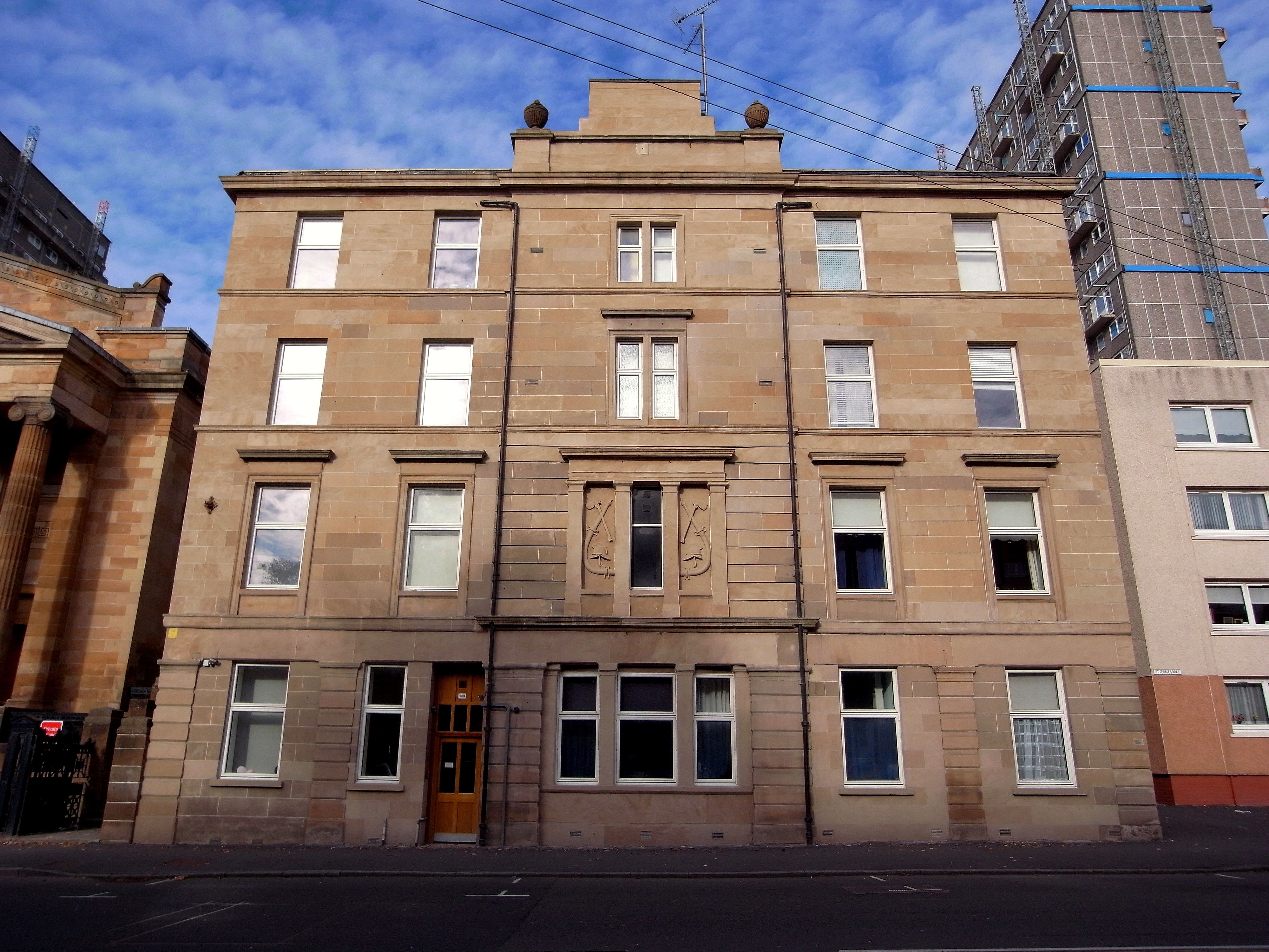 Glasgow. Woodside. Fire Station Building (1899)