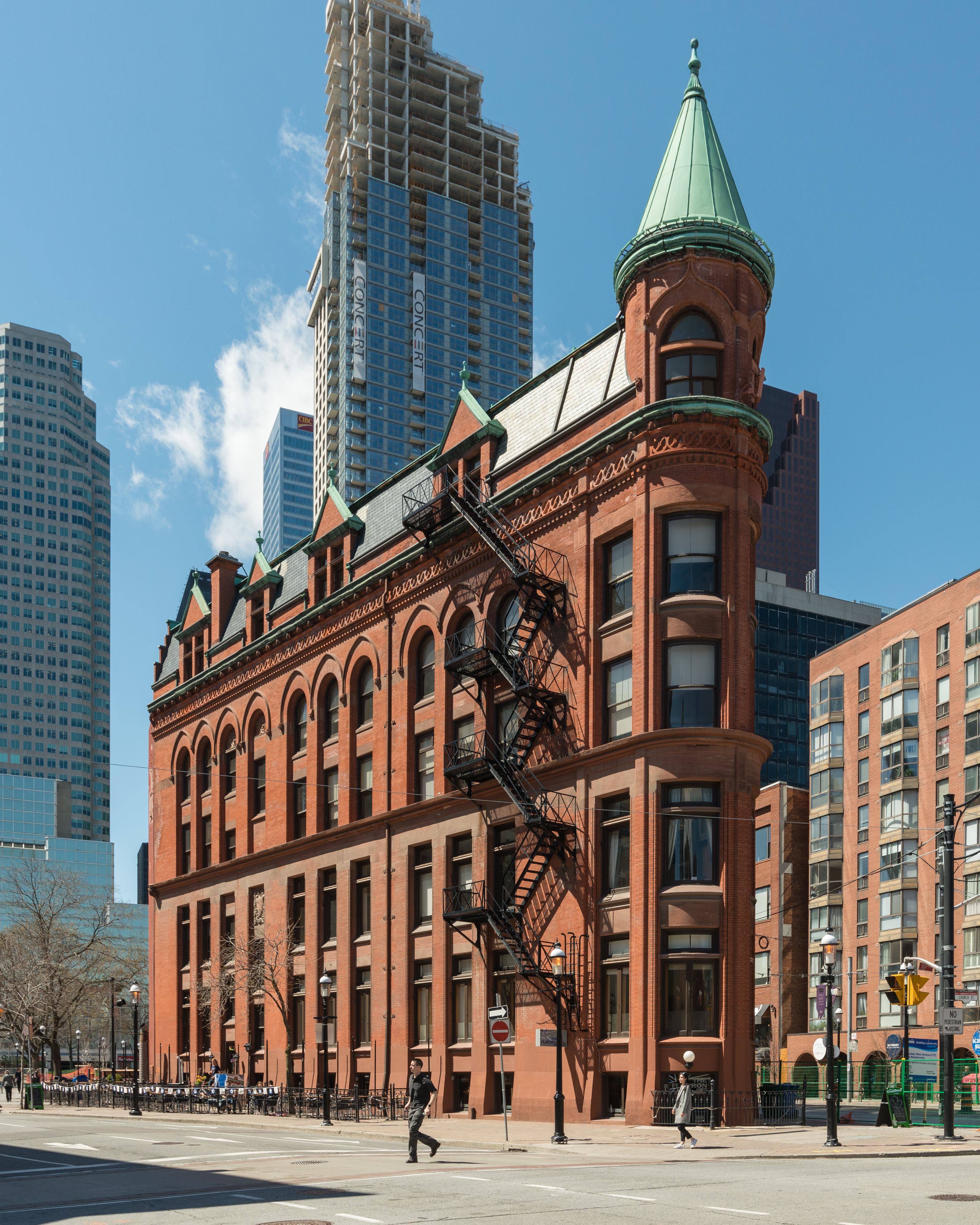 Gooderham Building, Toronto, East view 20170417 1
