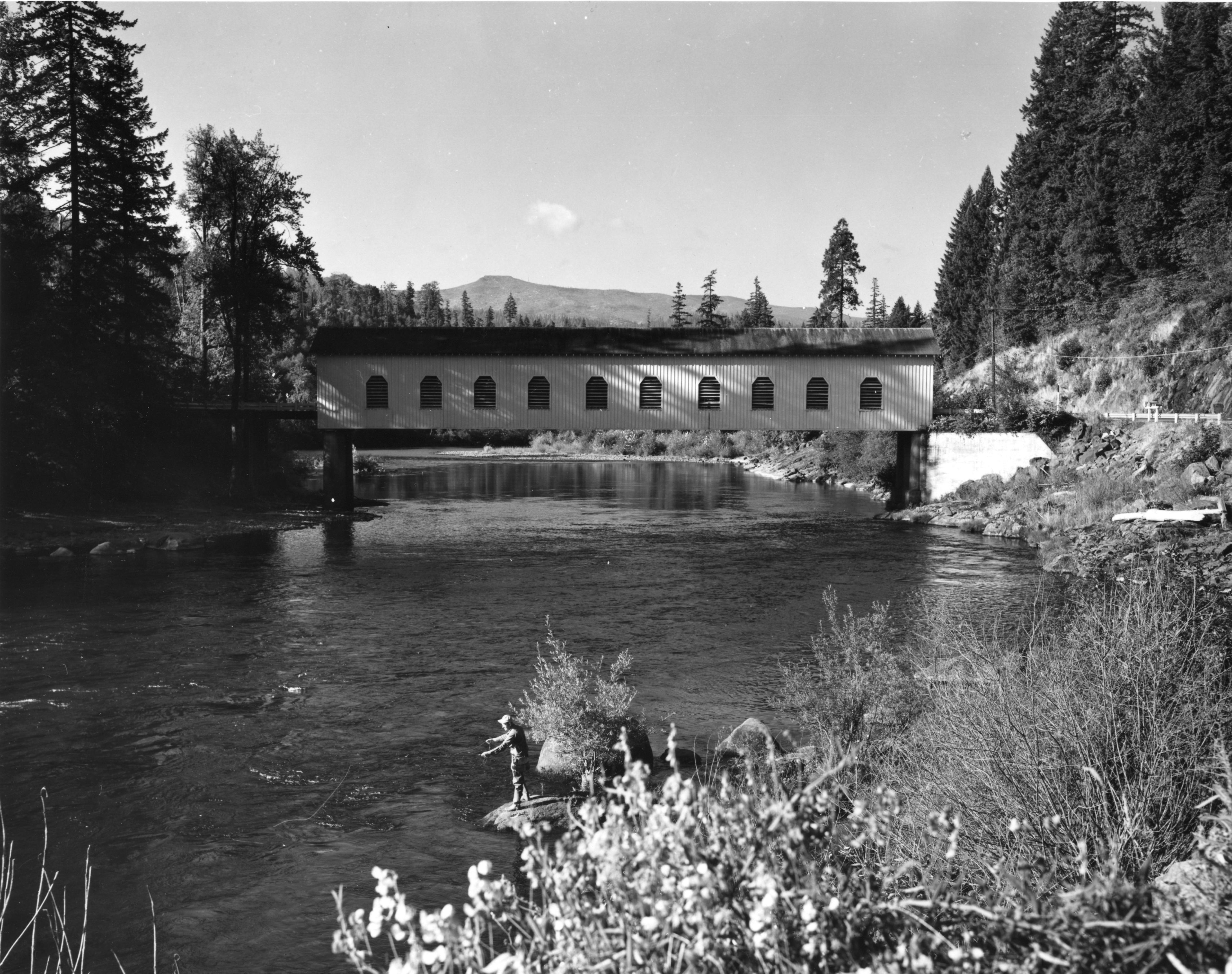 Goodpasture Bridge on the McKenzie River near Leaburg (3388133870)