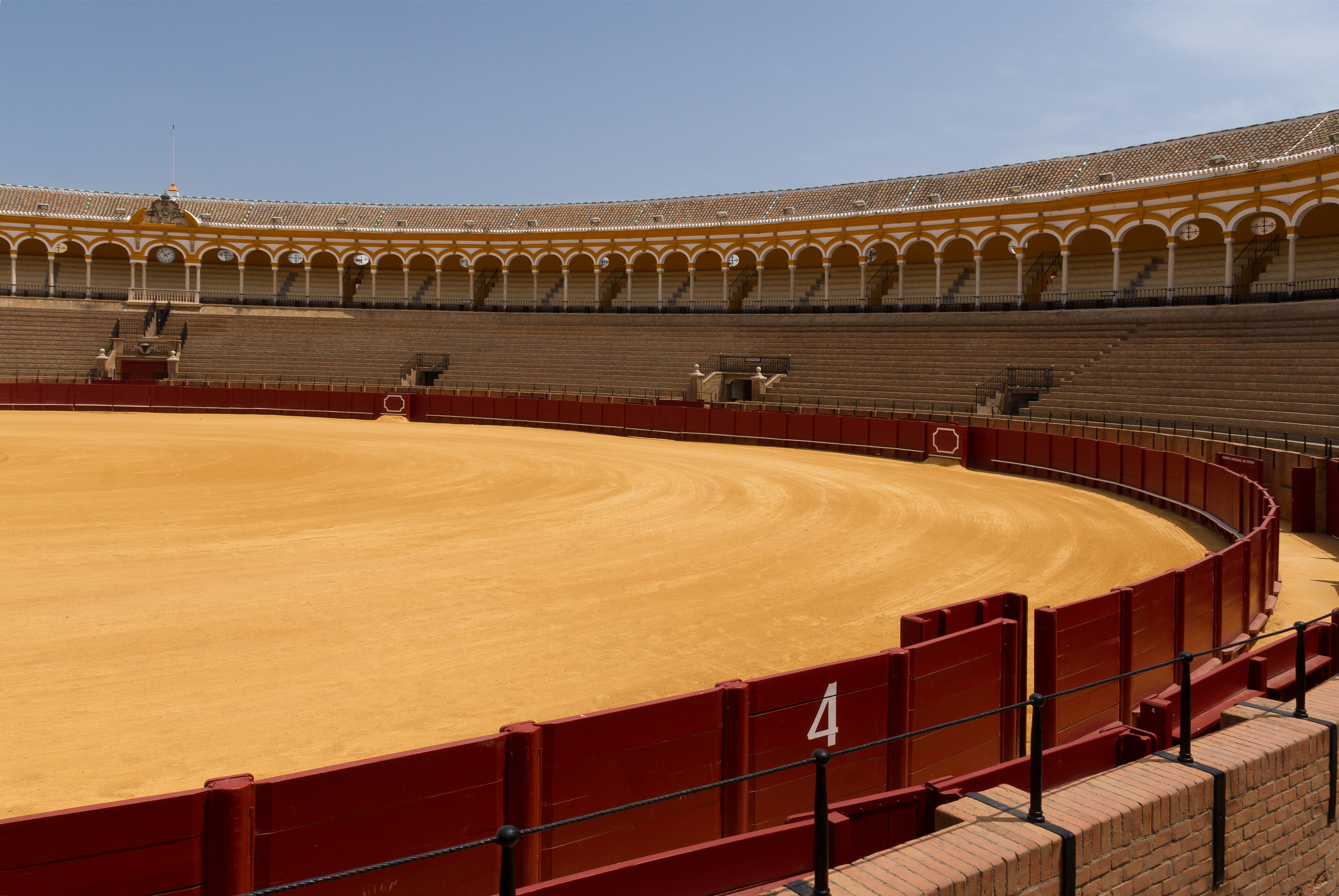 Half bullring real Maestranza Seville Andalusia Spain