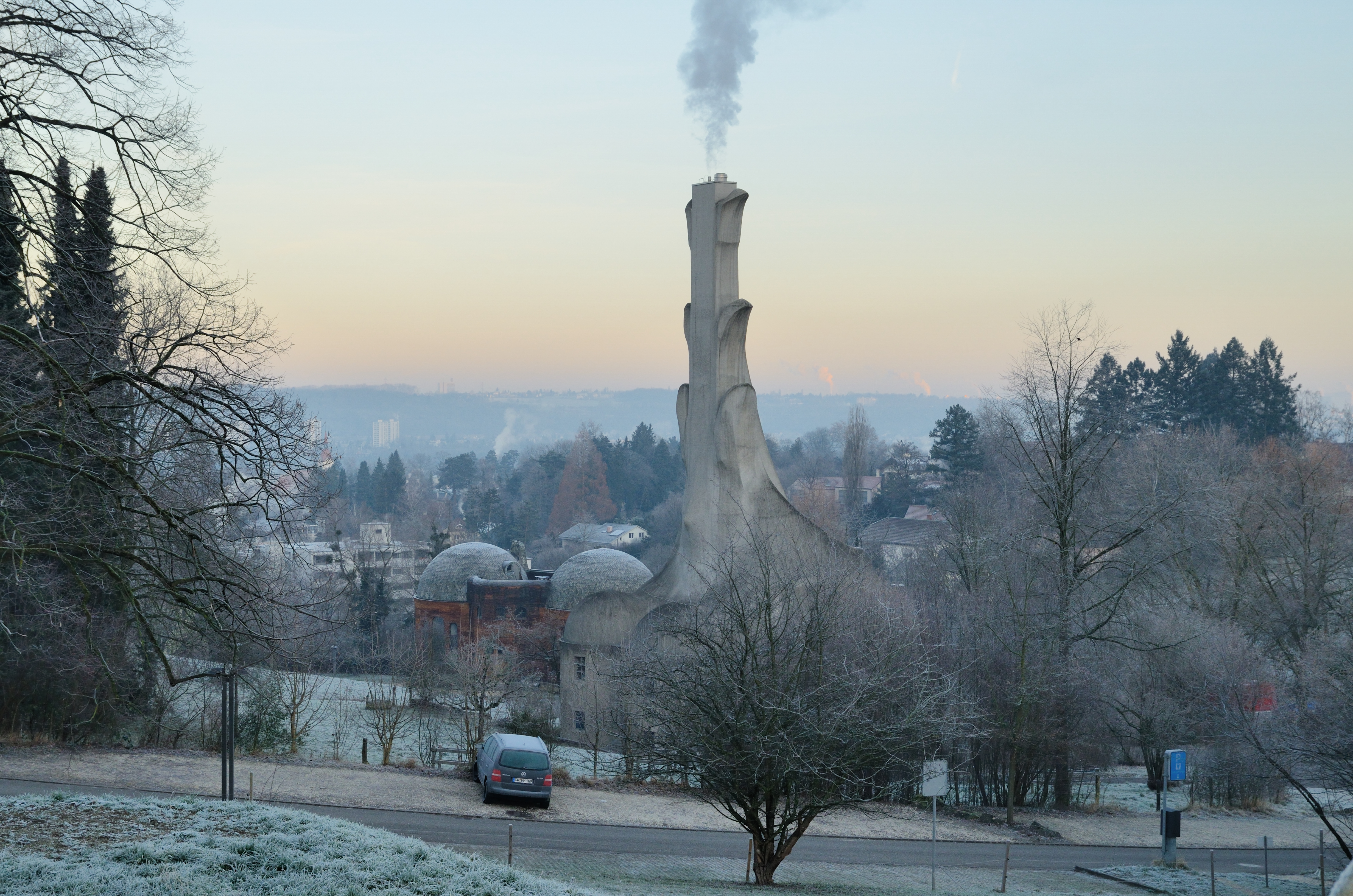 Heizhaus und Glashaus am Goetheanum