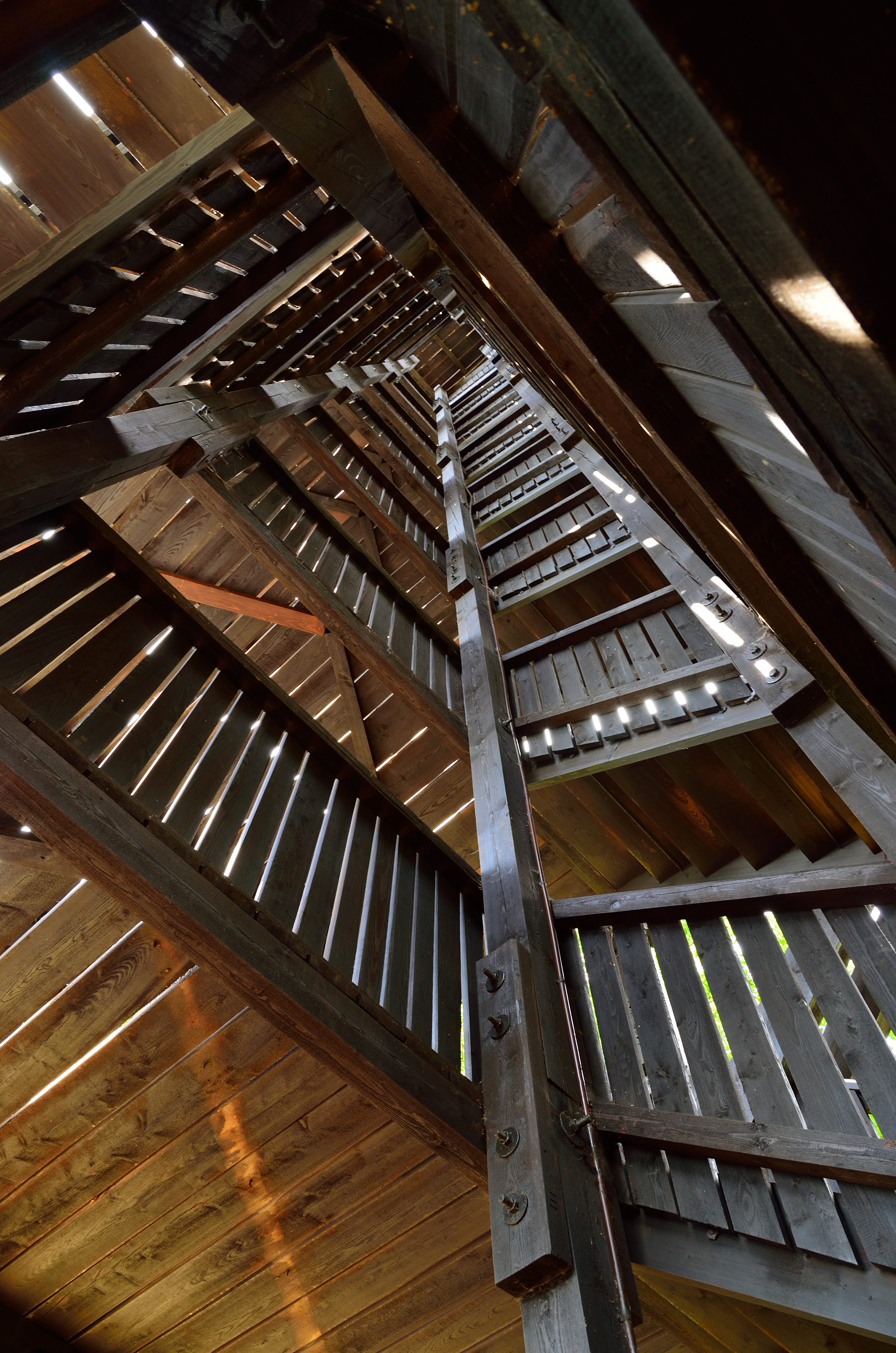 Hunburgturm Burgholz innen