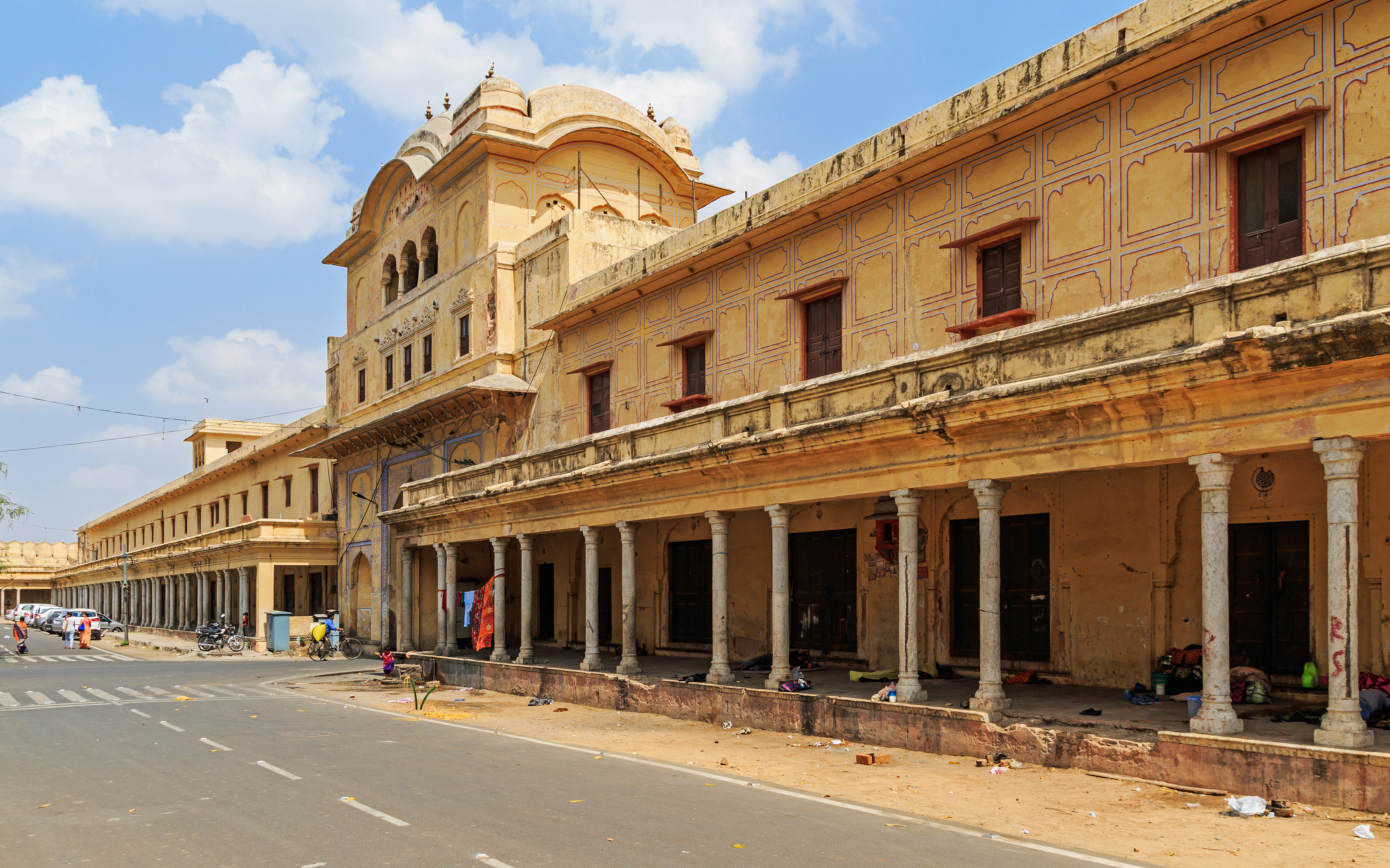 Jaipur 03-2016 15 Jaleb Chowk at City Palace