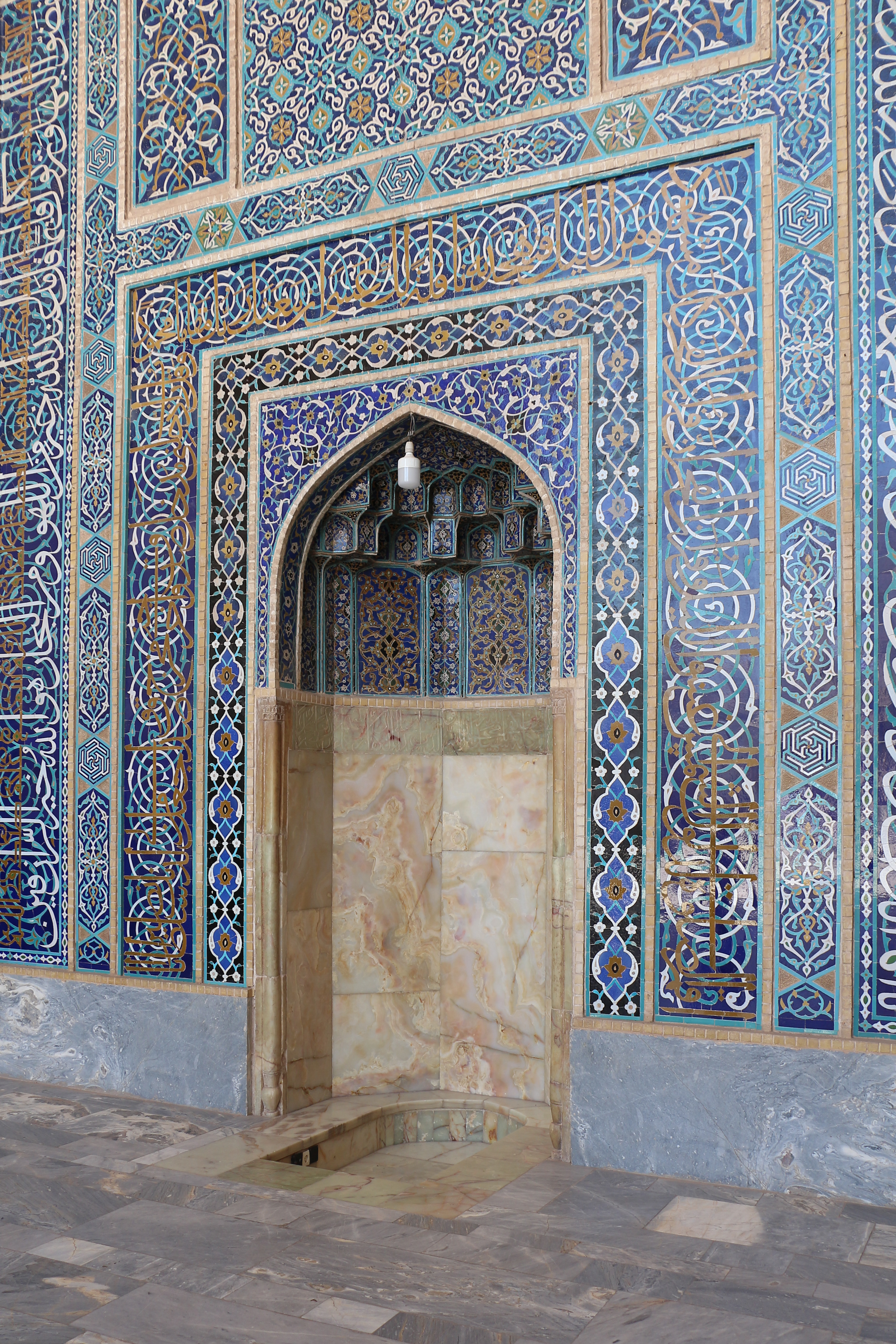 Jameh Mosque, Kerman - mihrab 02