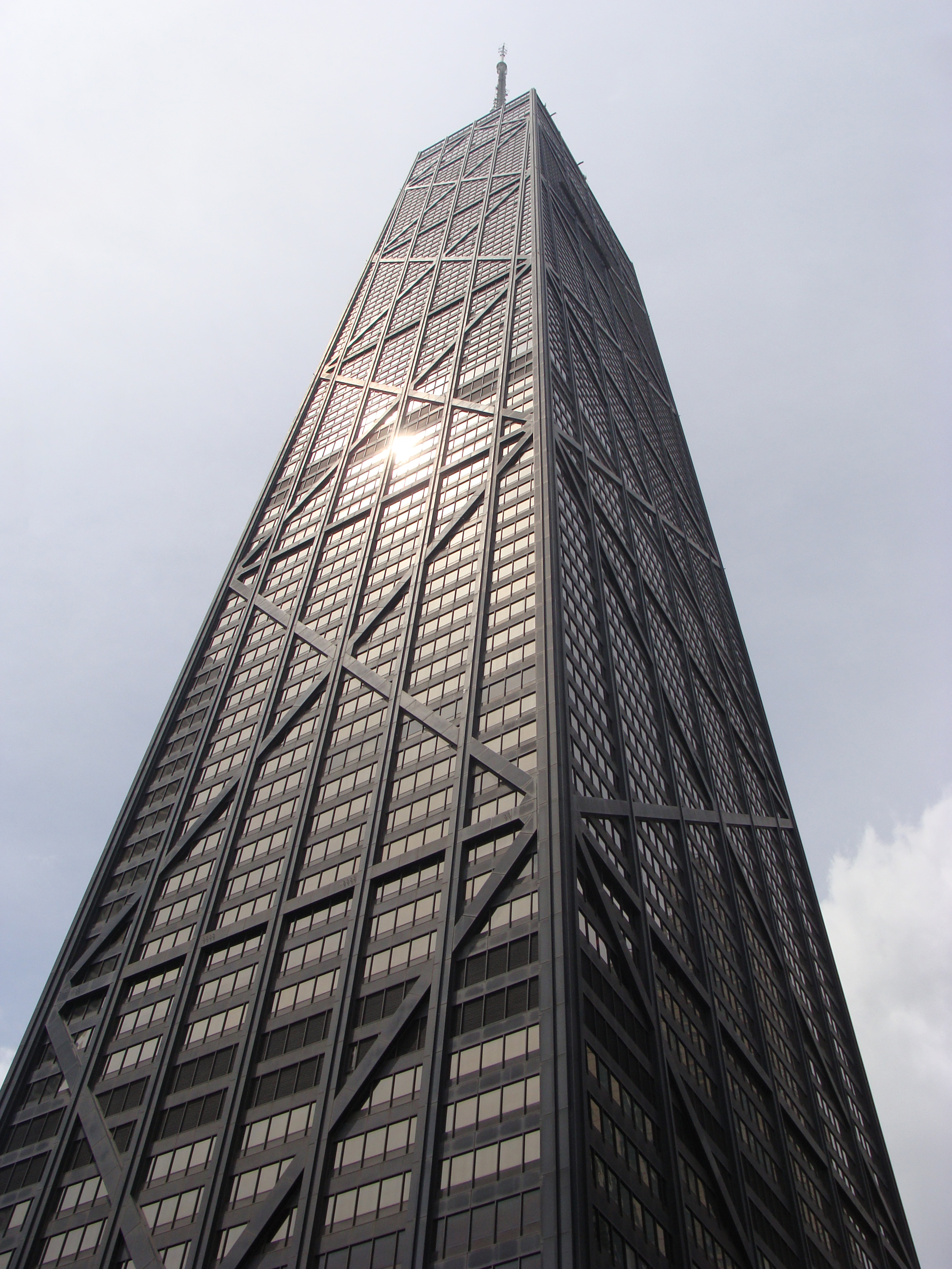 John Hancock Center June 6 08 sunlight