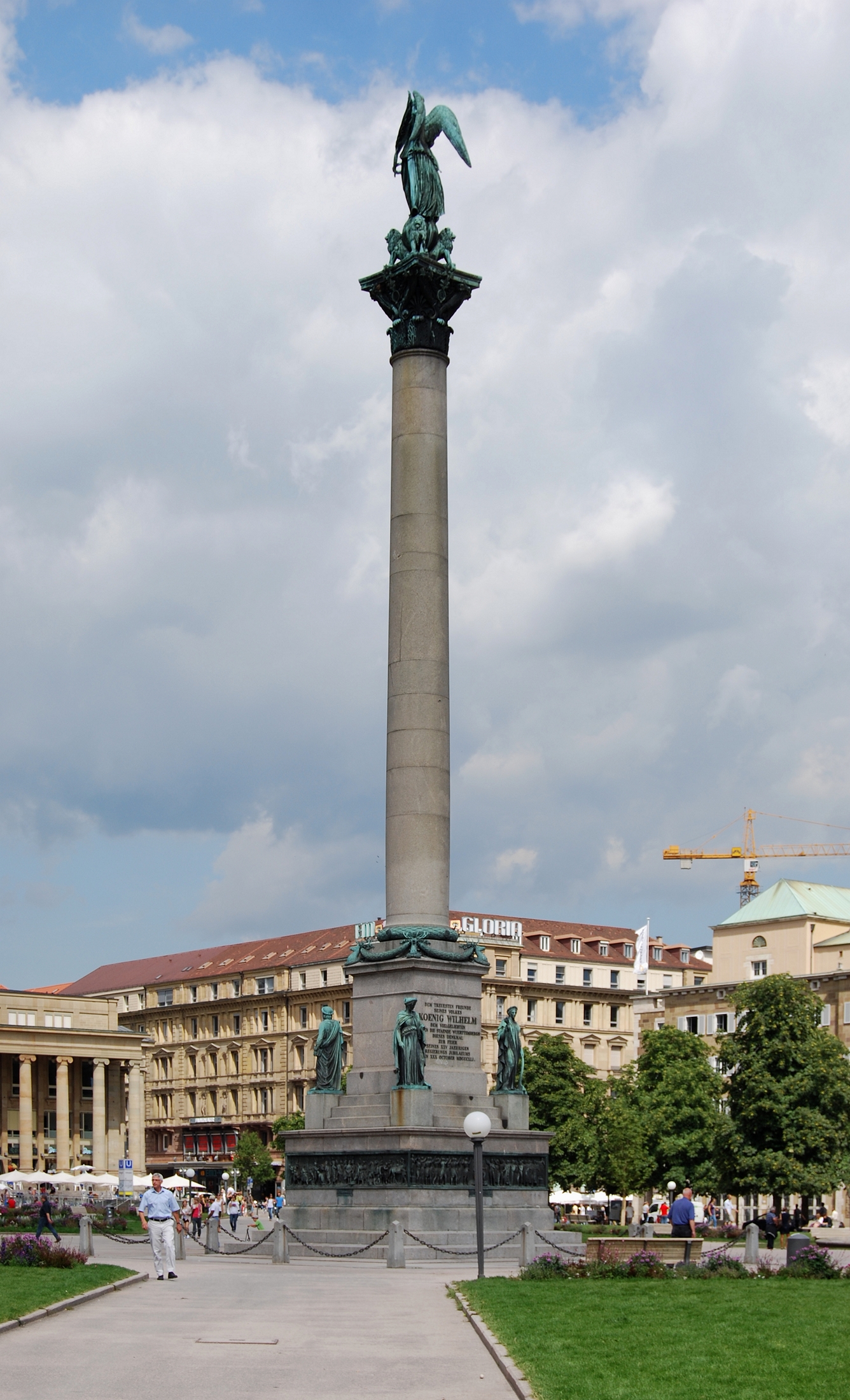 Jubiläumssäule Schloßplatz Stuttgart 2010
