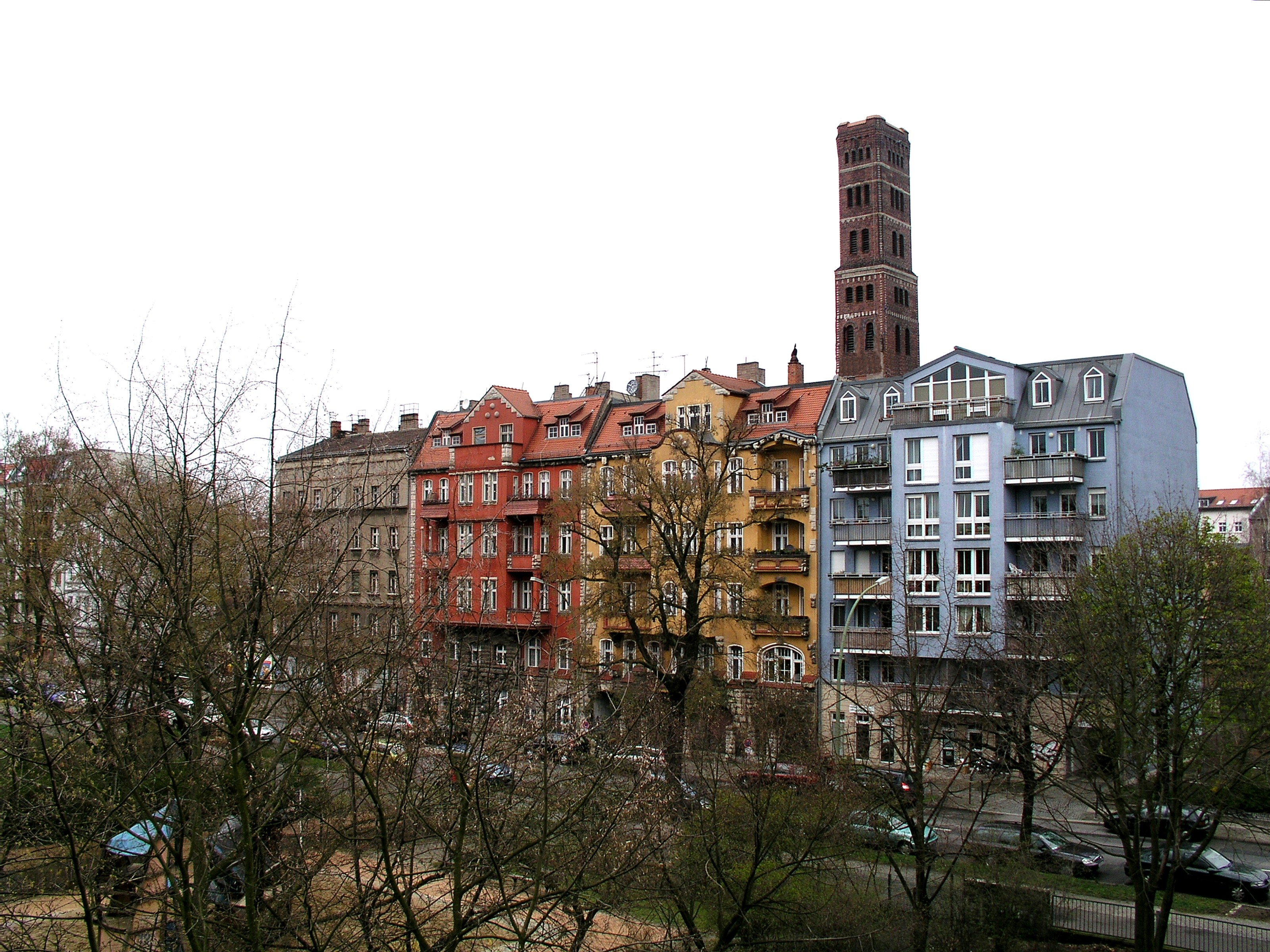 Kaskelkiez Noeldnerstr Schrotkugelturm+Haeuser
