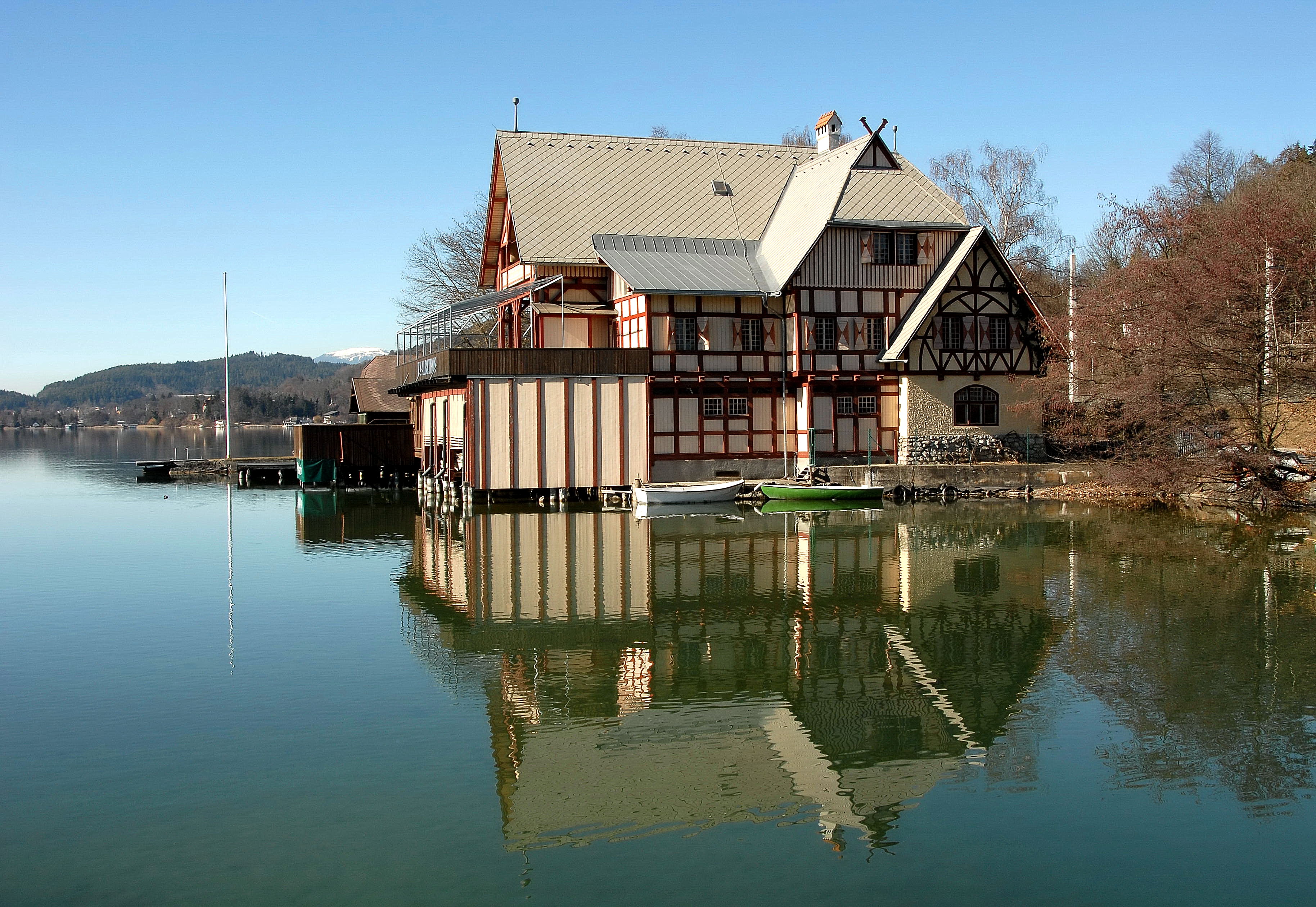 Klagenfurt Sankt Martin Friedelstrand 11 Rudervereinshaus Albatros 19022008 02
