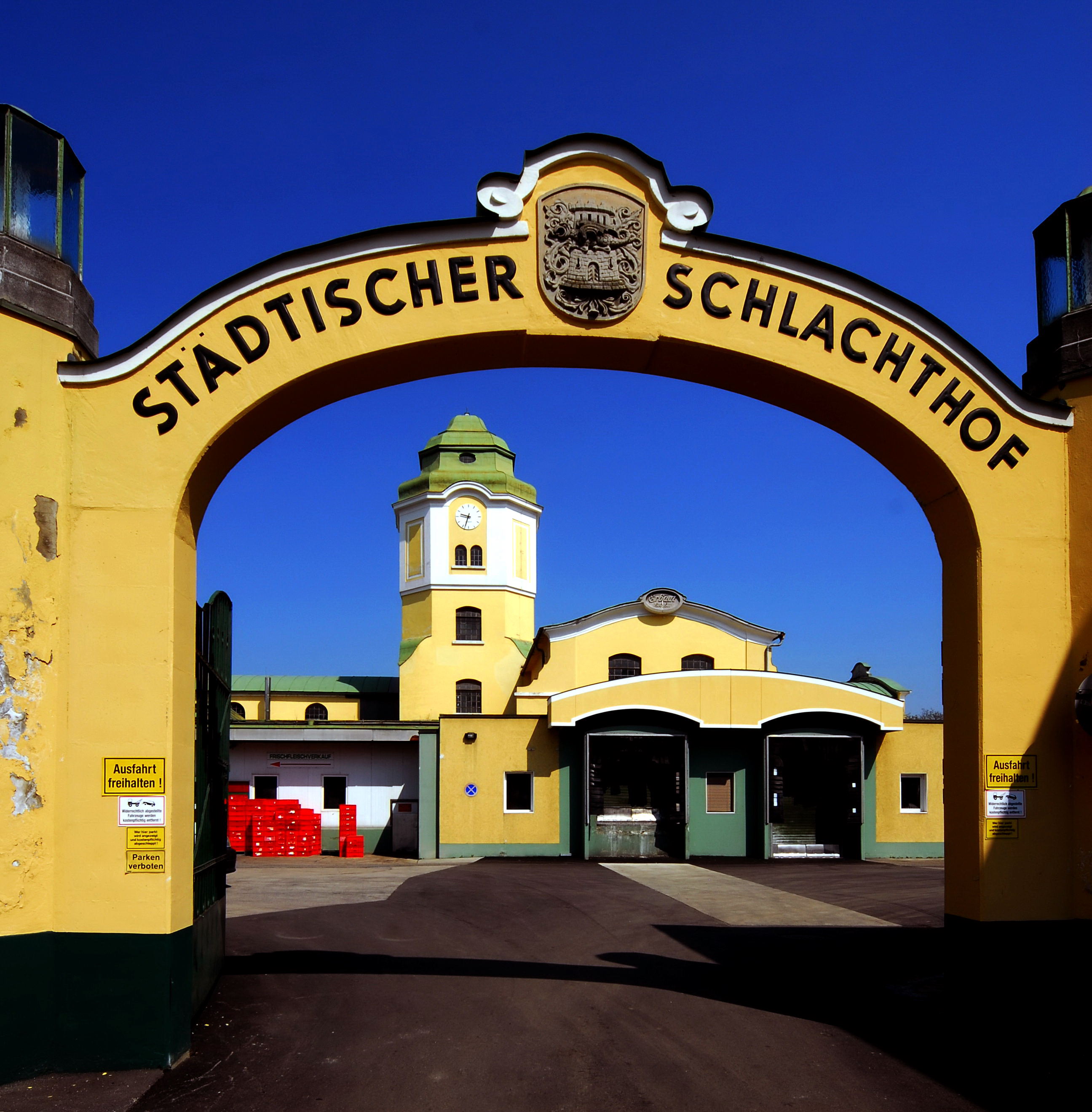 Klagenfurt Voelkermarkter Vorstadtr Schlachthofstrasse 7 staedtischer Schlachthof 07042009 41