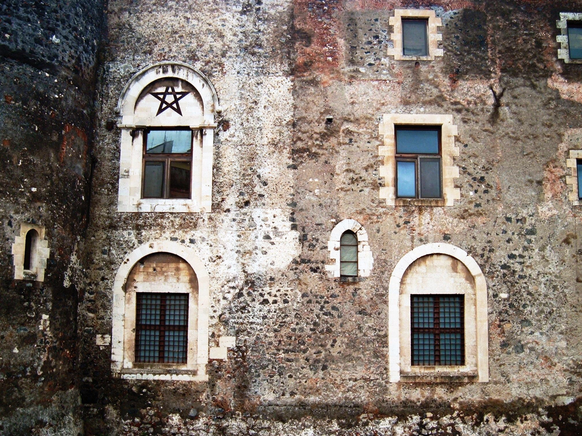 La stella di Davide (Castello Ursino - Catania)