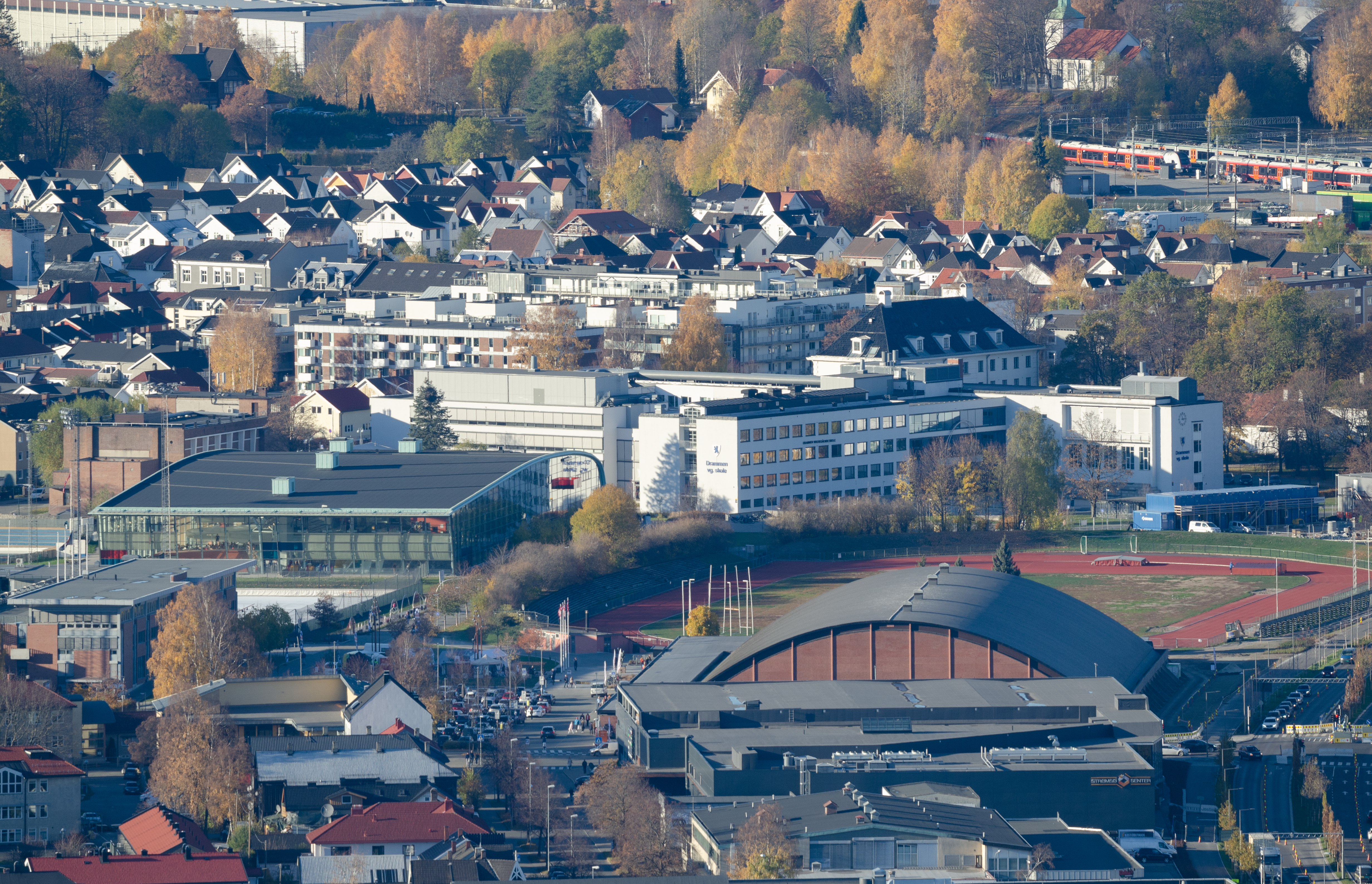 Marienlyst sett fra Nordbykollen 10.18