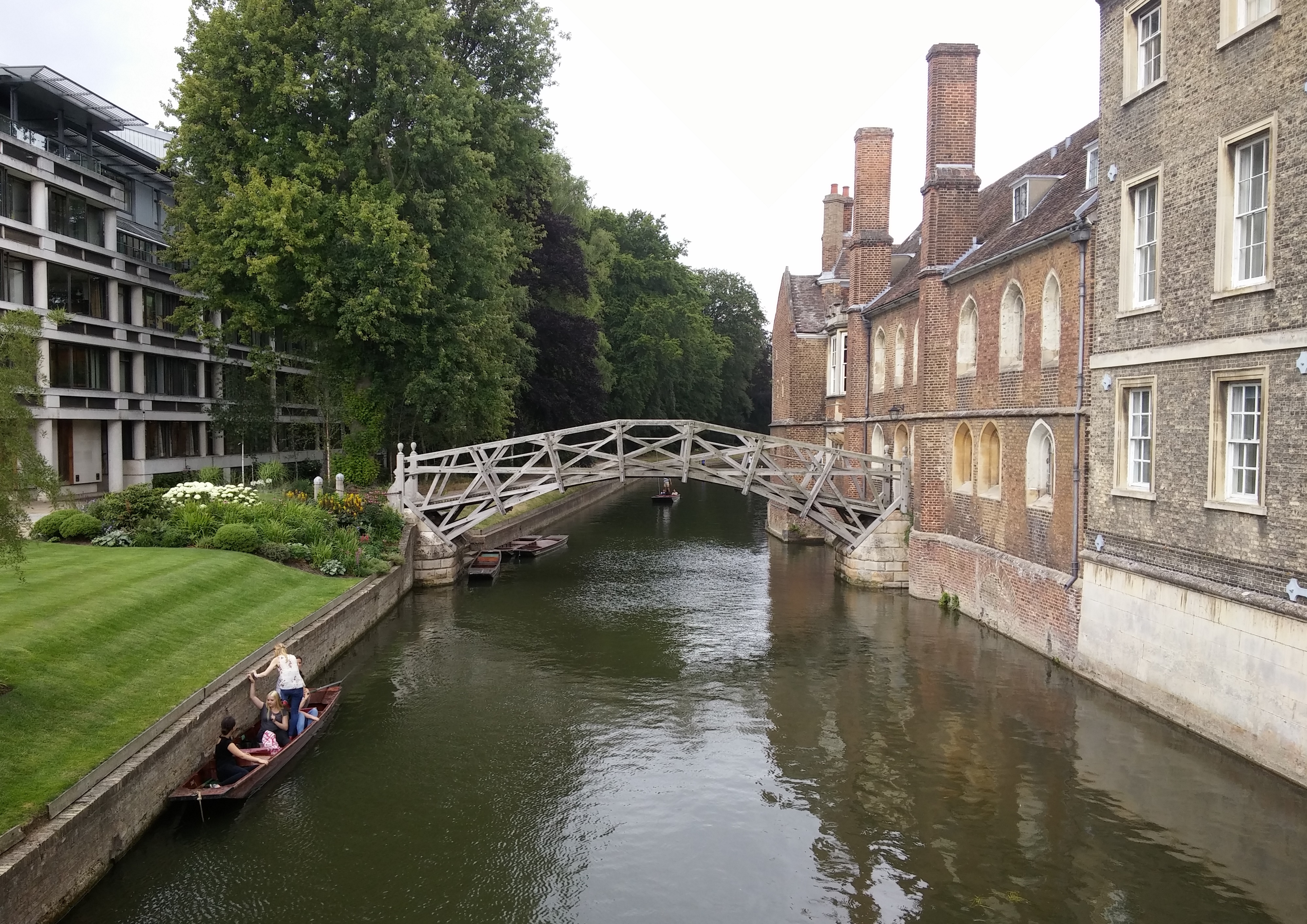 Mathematical Bridge in Cambridge, UK