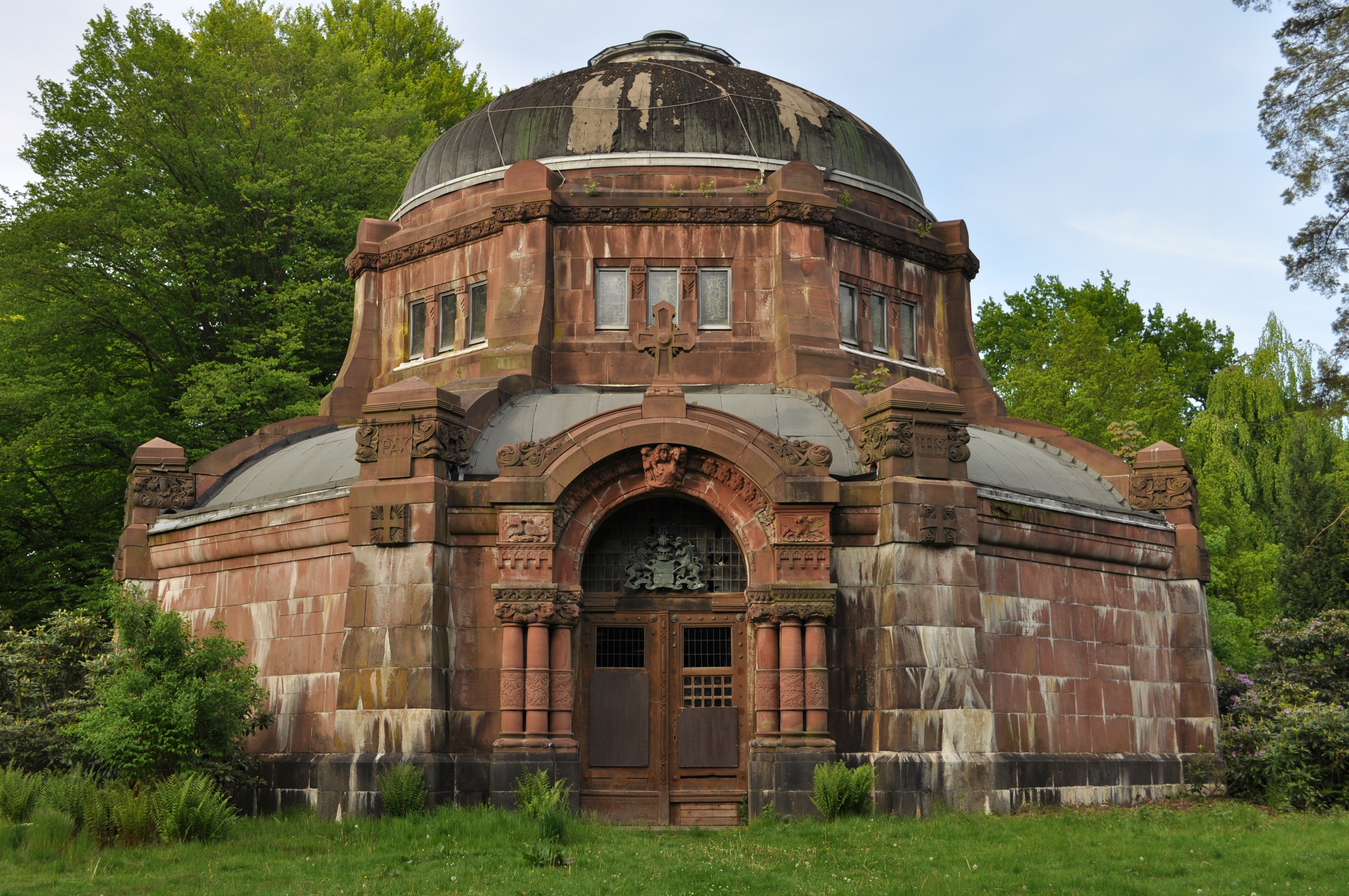 Mausoleum von Schröder (Friedhof Hamburg-Ohlsdorf).ajb