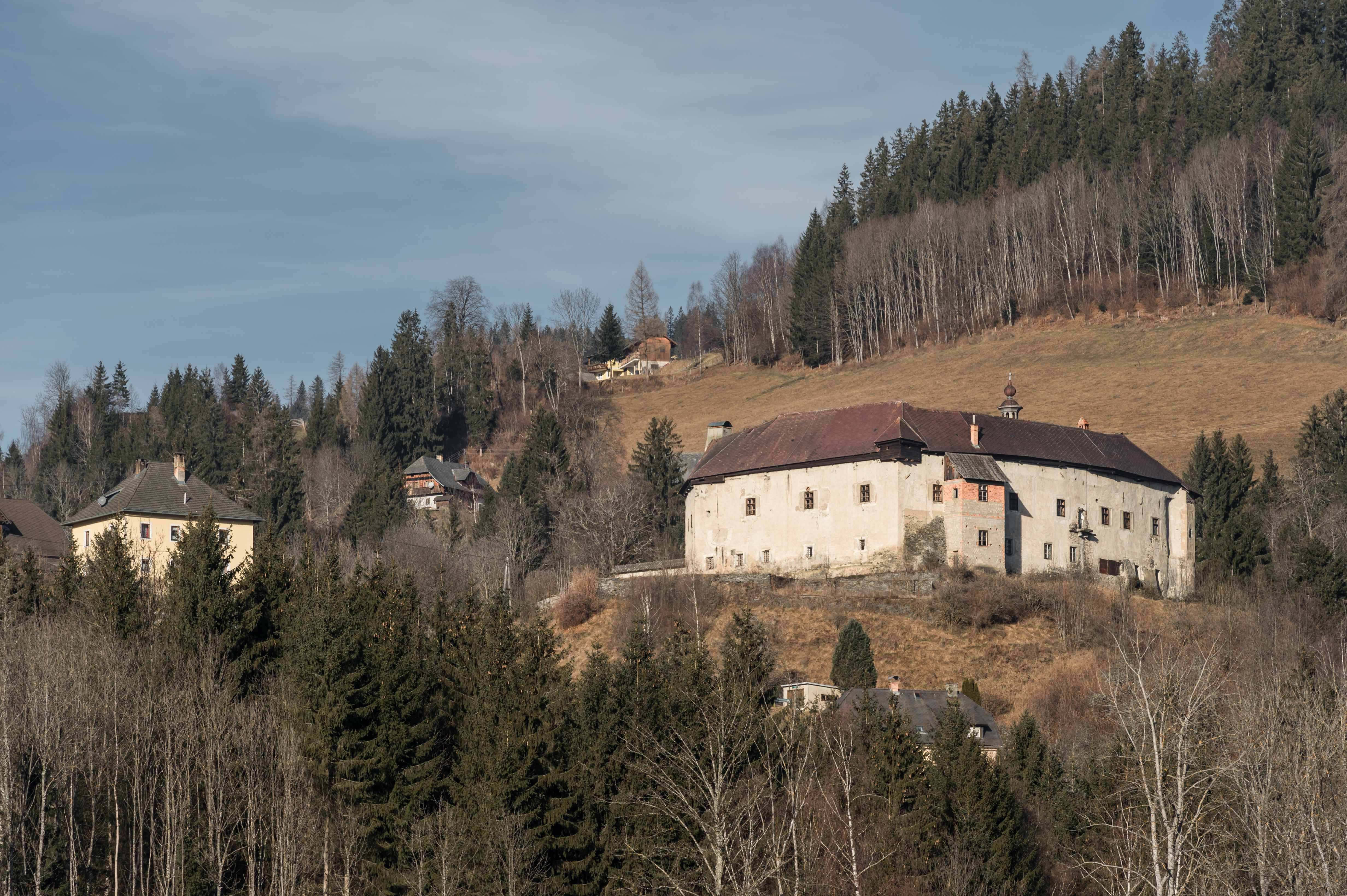 Metnitz Grades Schlossstrasse 1 Schloss SO-Ansicht 21122016 4681