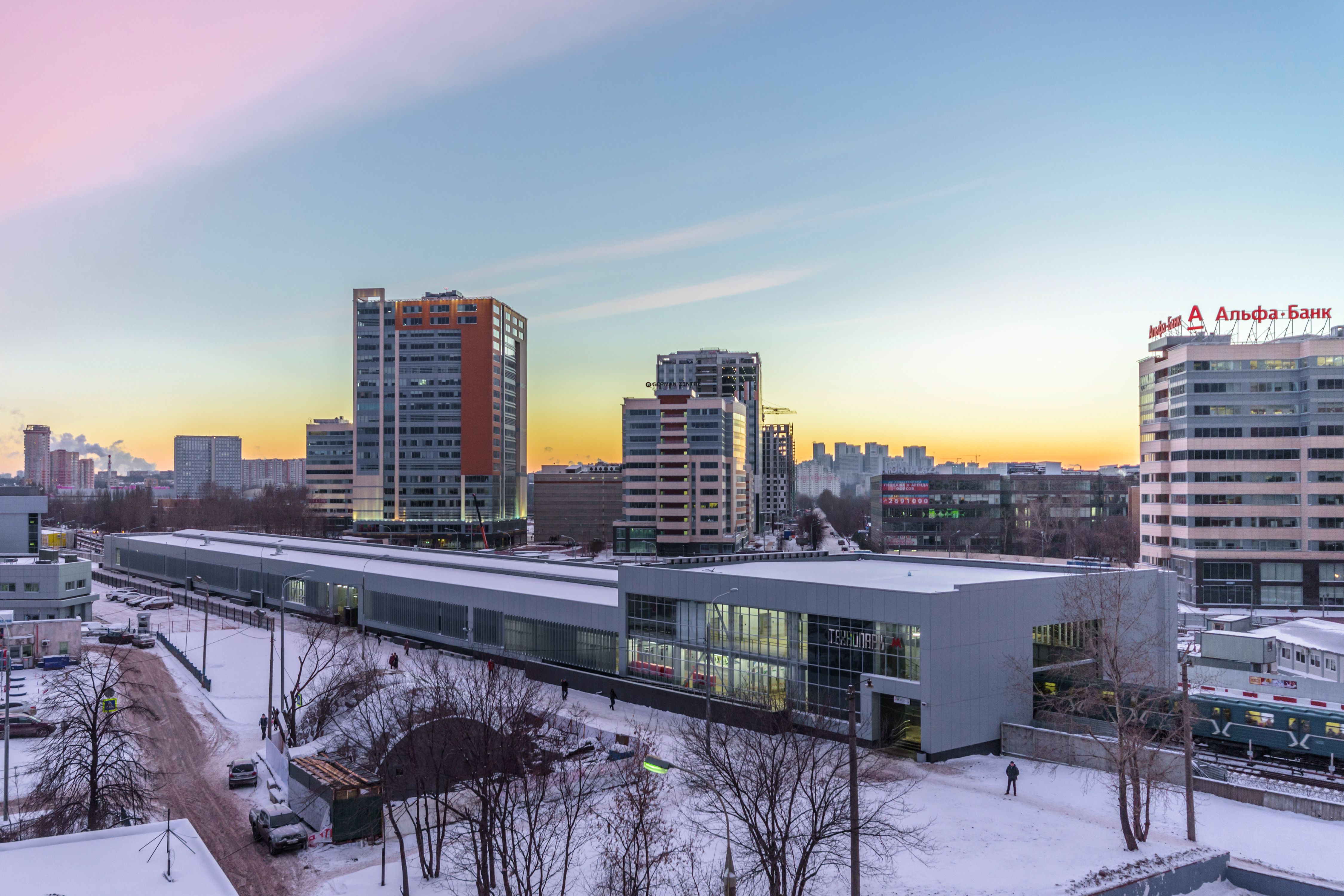Metro MSK Line2 Technopark Station Building