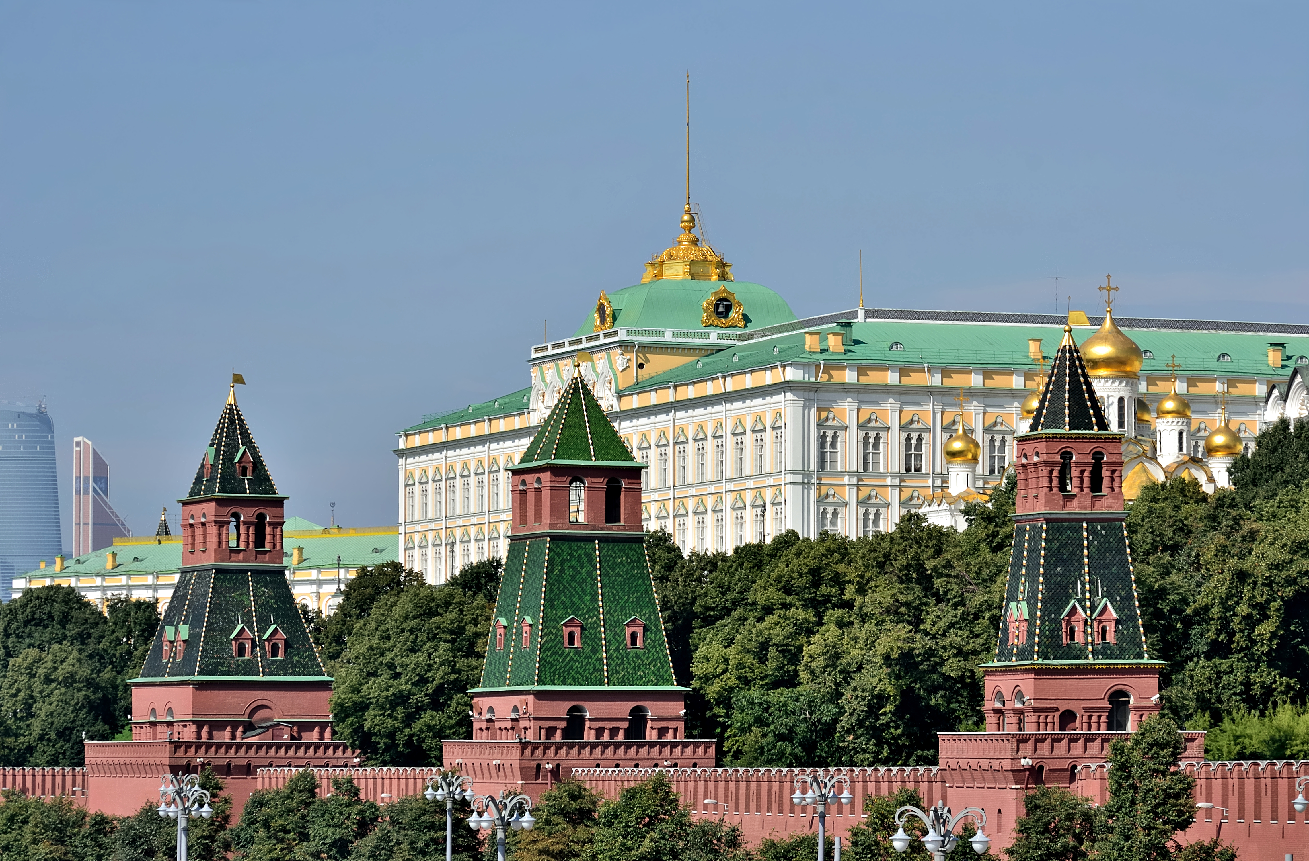 Moscow Kremlin Towers of south wall