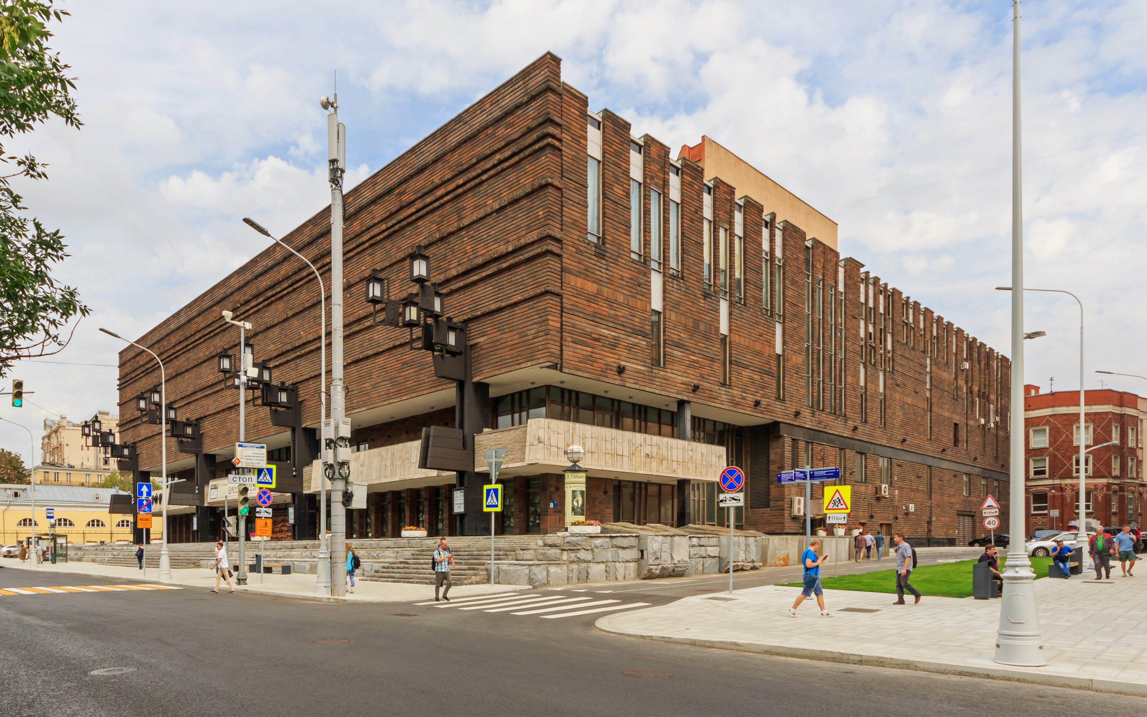 Moscow TverskoyBvd MGorky Art Theatre 08-2016