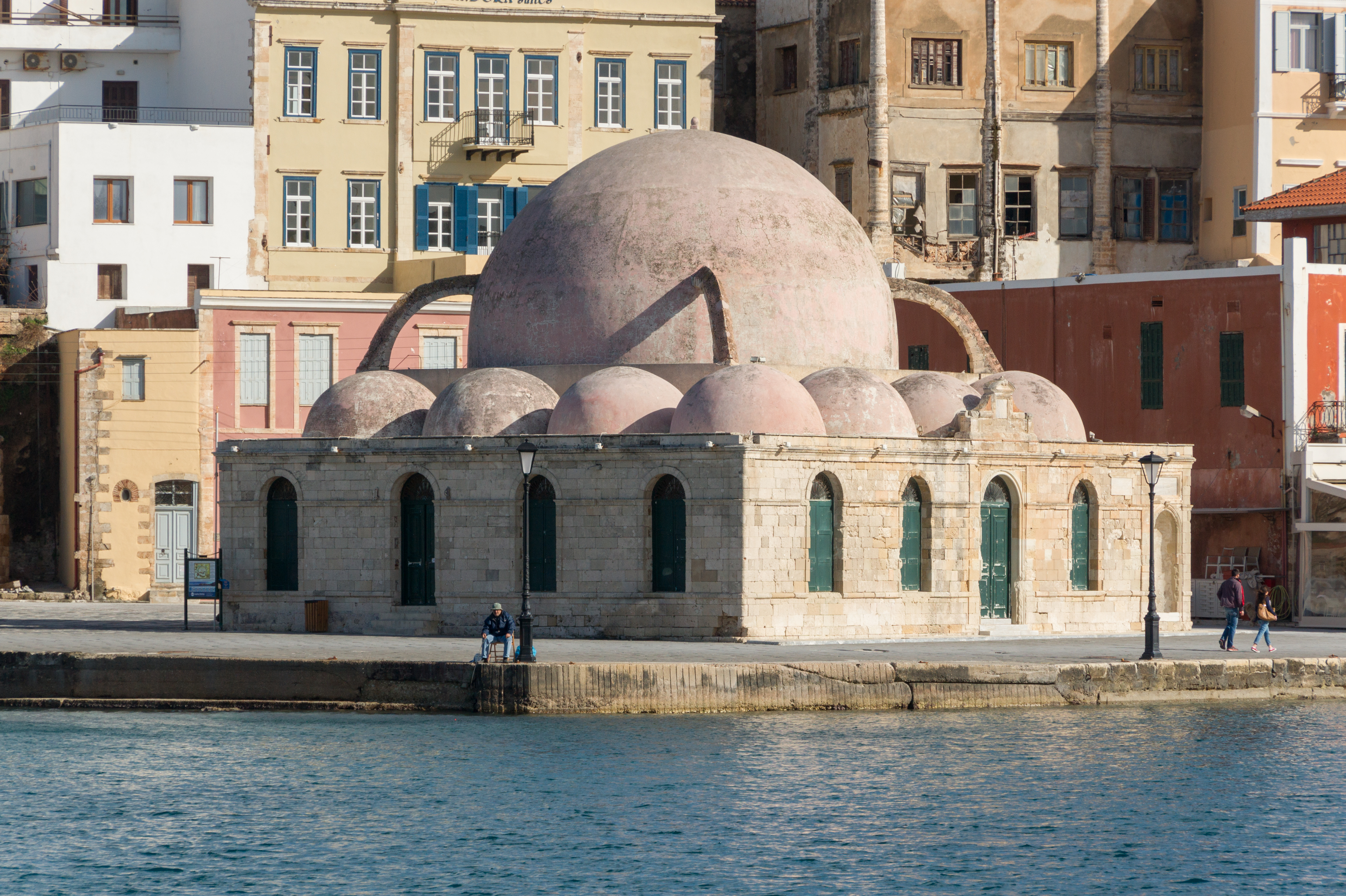 Mosque harbour Chania