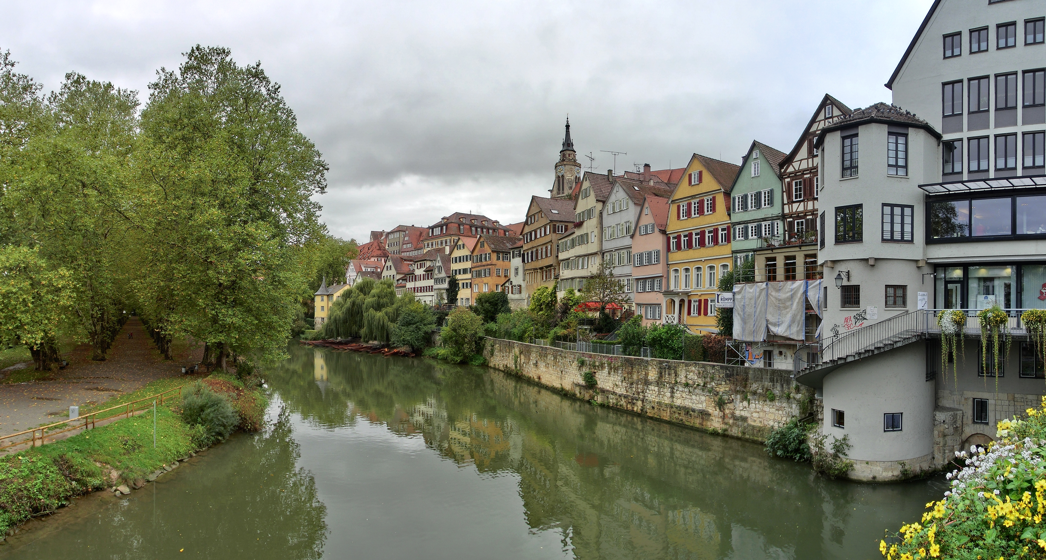 Neckarfront Tübingen 10. Oktober 2013