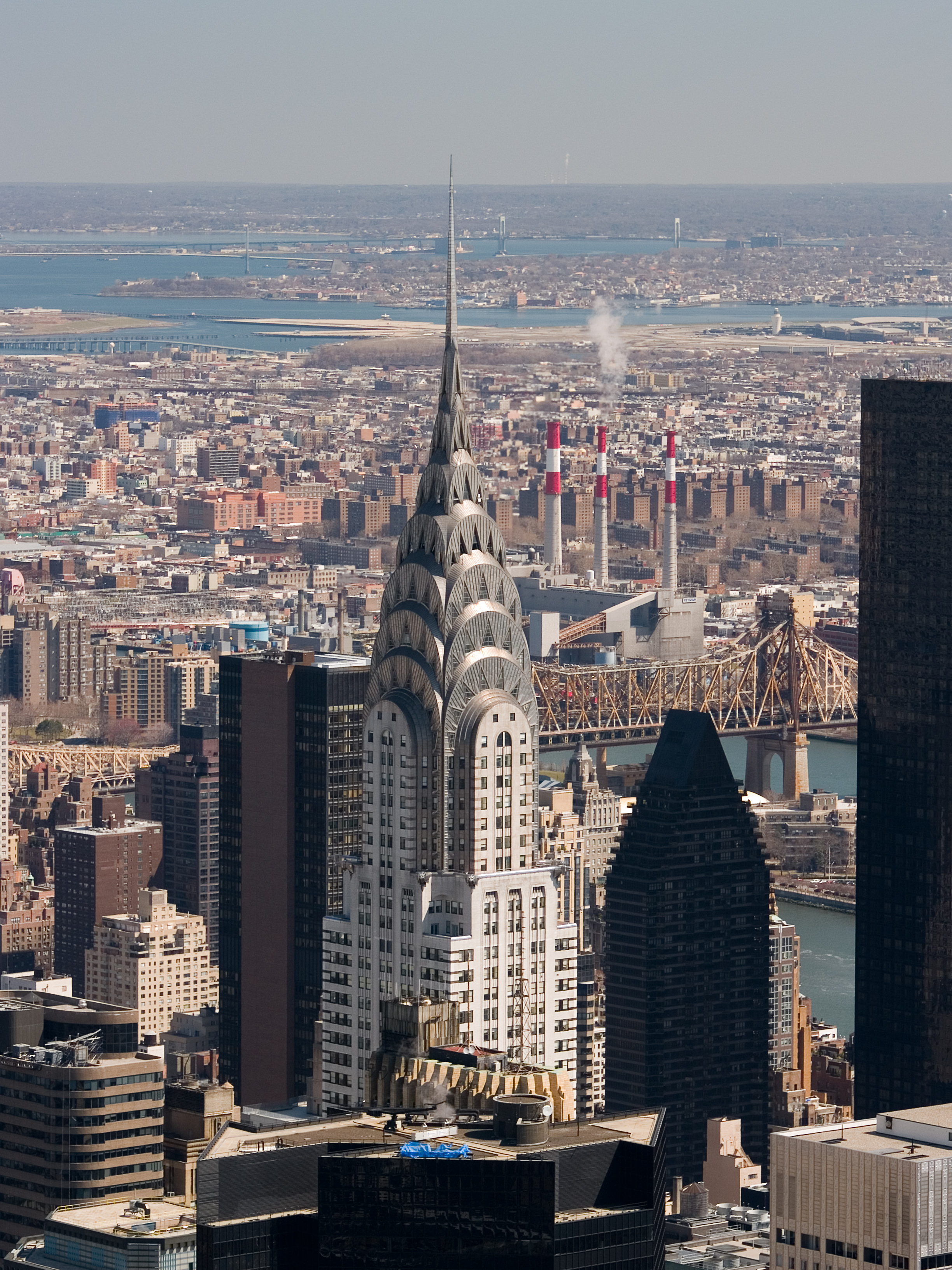 NYC Empire State Building view ENE