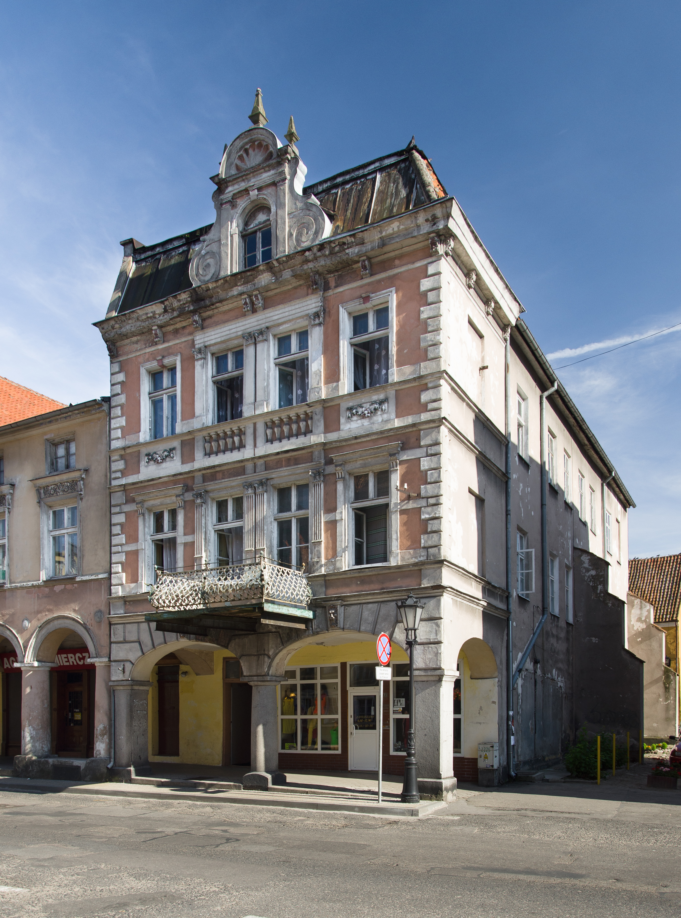 Orneta, kamienica Plac Wolności 37