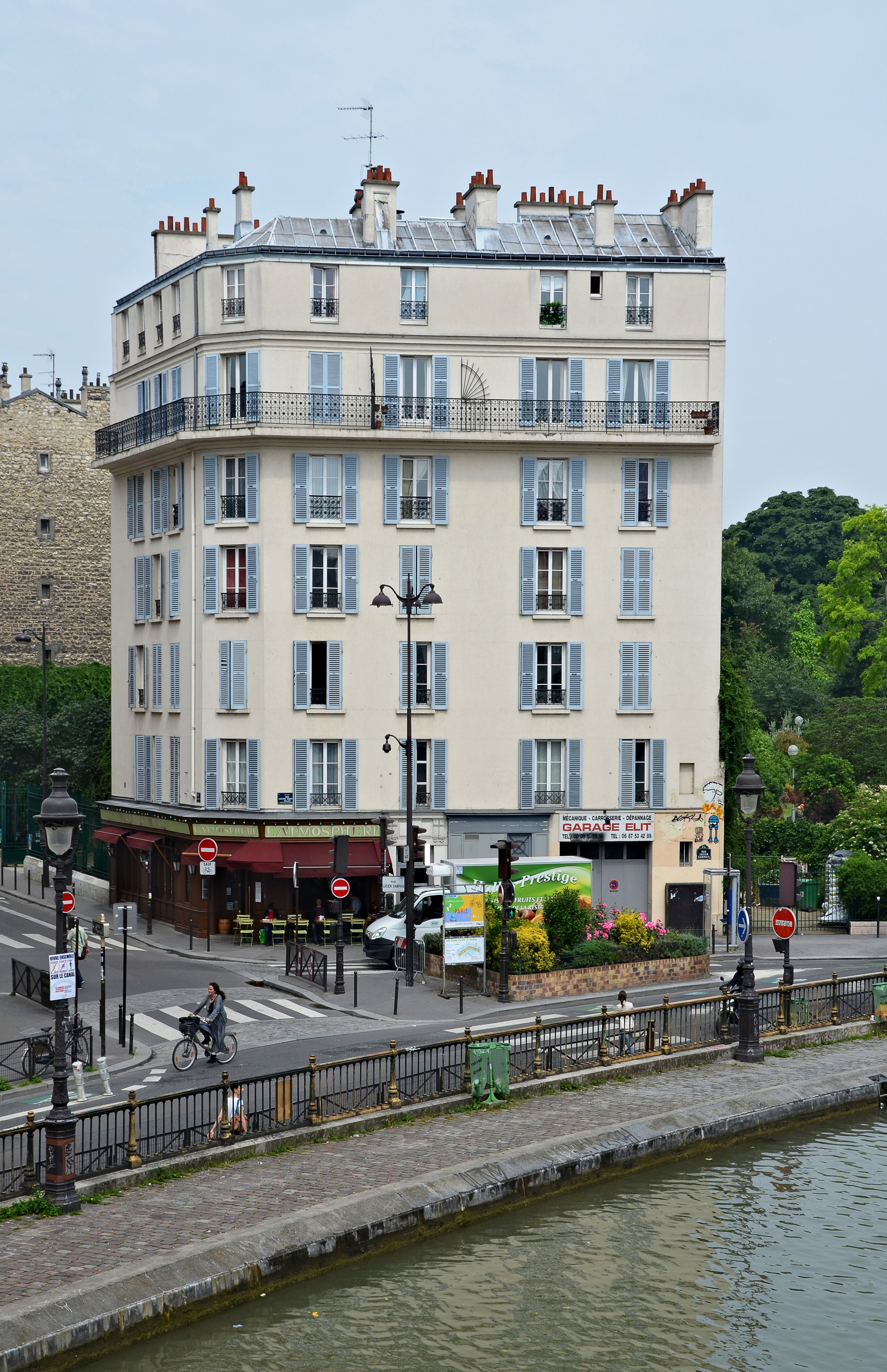 Paris Immeuble Rues Sampaix Récollets 10e 2013