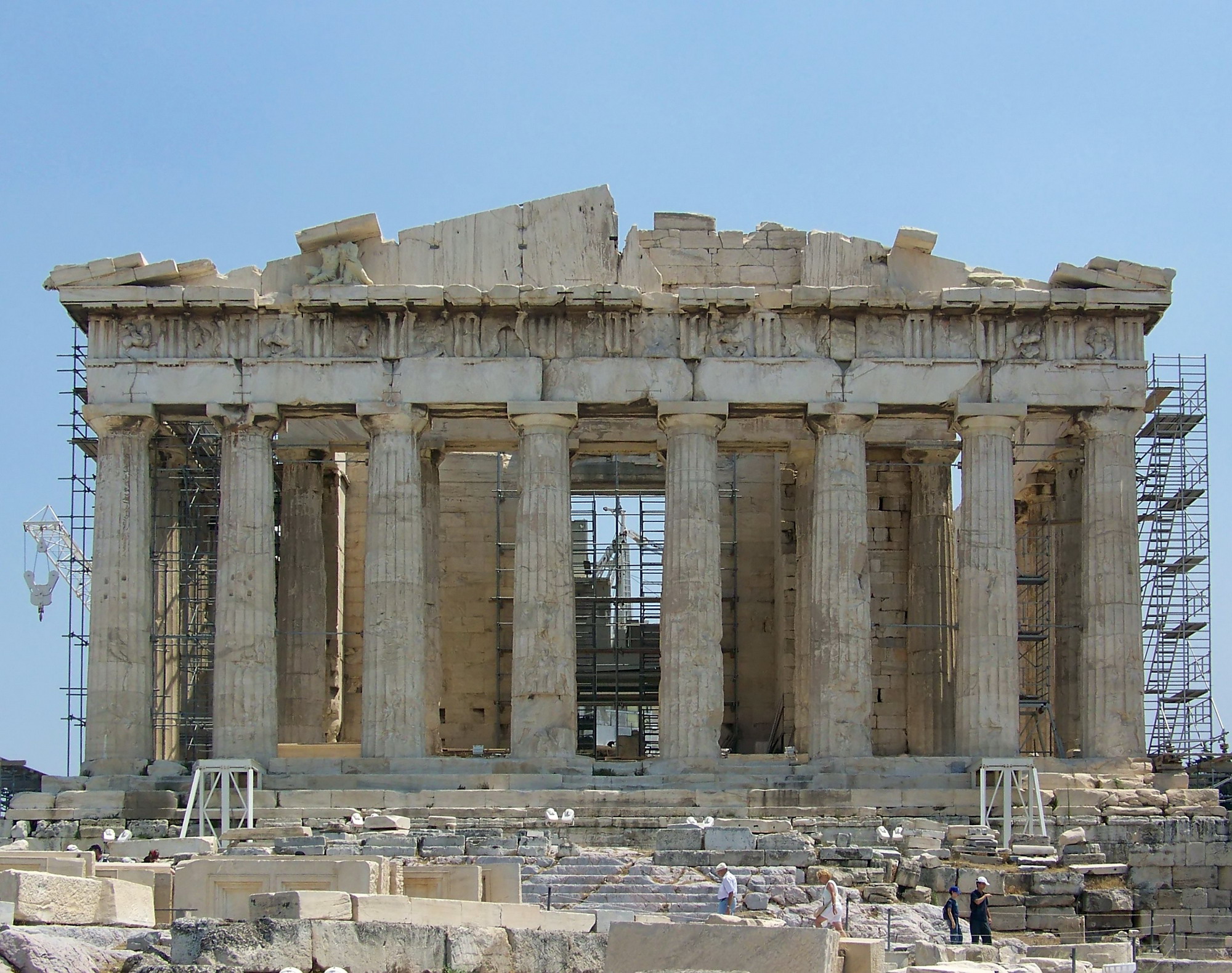 Parthenon - facade ouest