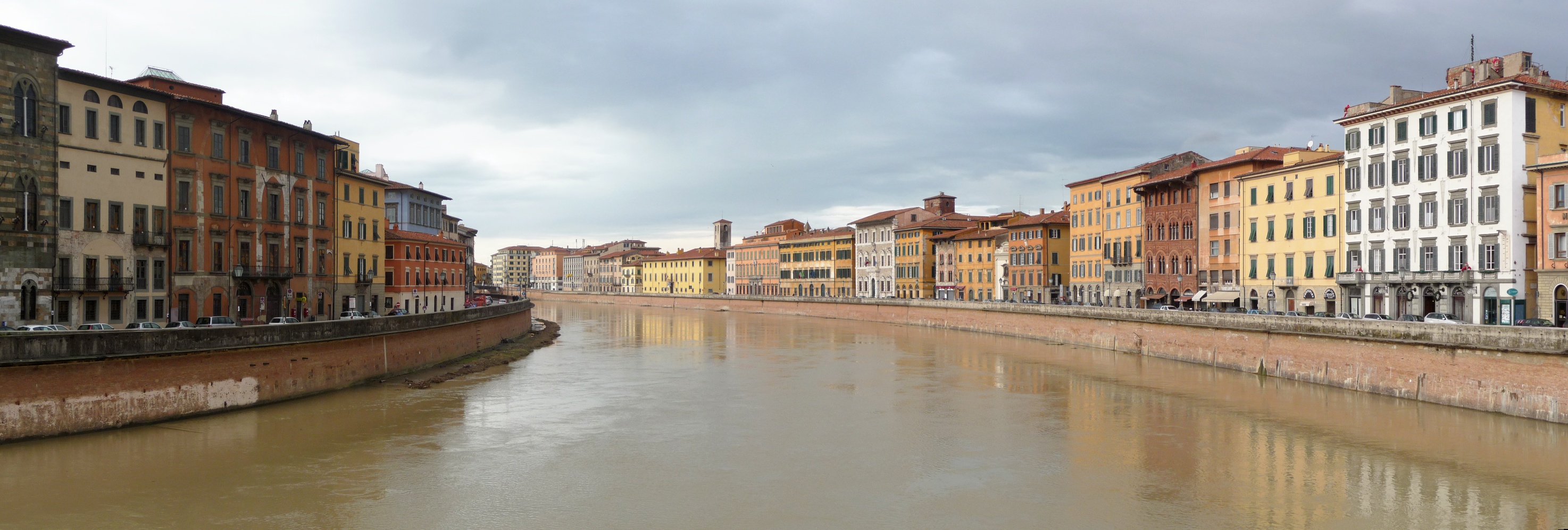 Pisa Arno Panorama