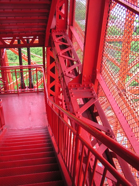 20040504 4 May 2004 Tokyo Tower stairs 2 Shibakouen Tokyo Japan