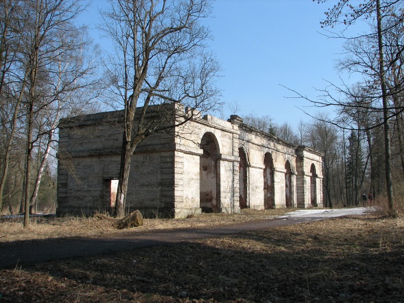 2008-04-05 Гатчина. Руины Лесной оранжереи