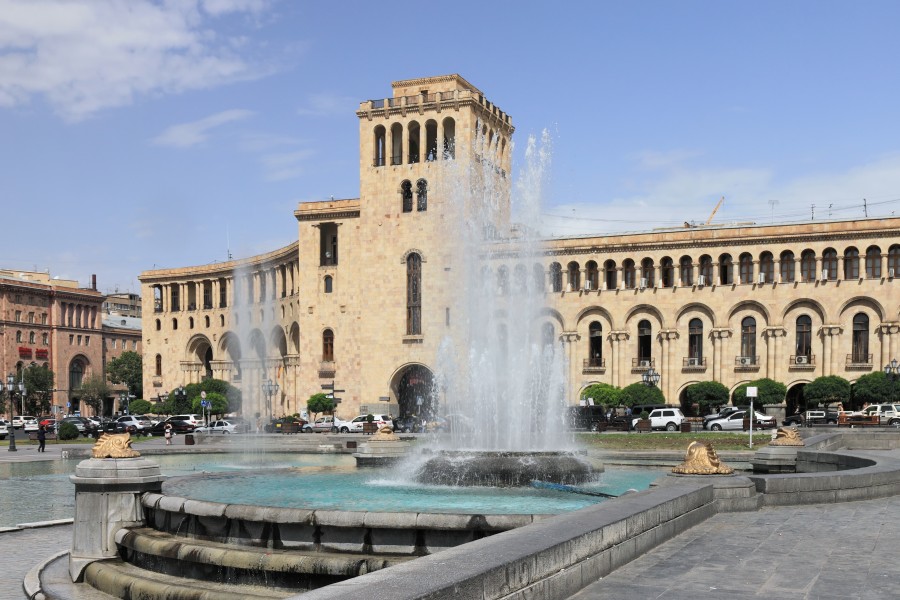 2014 Erywań, Budynek Ministerstwa Spraw Zagranicznych Armenii (14)