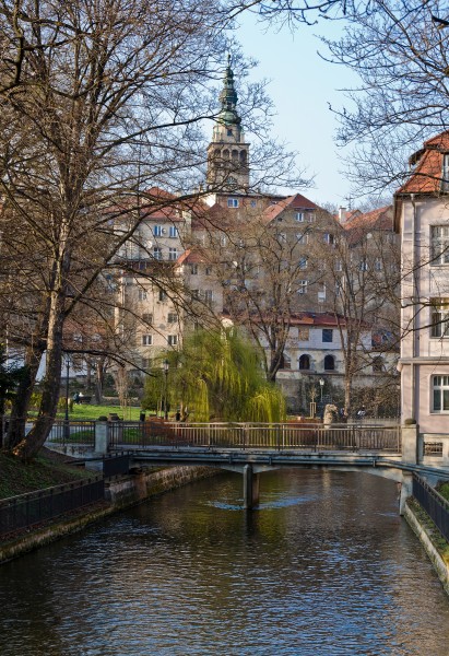 2014 Kłodzko, kanał Młynówka 04