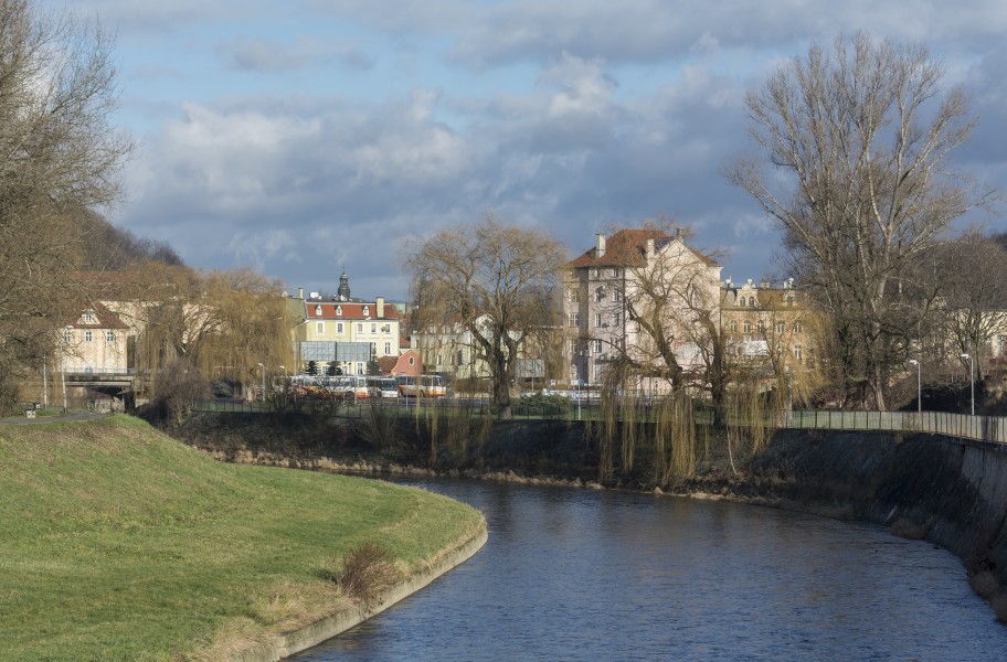 2014 Kłodzko, promenada nad Nysą Kłodzką