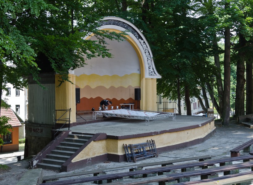 2014 Lądek-Zdrój, muszla koncertowa 02