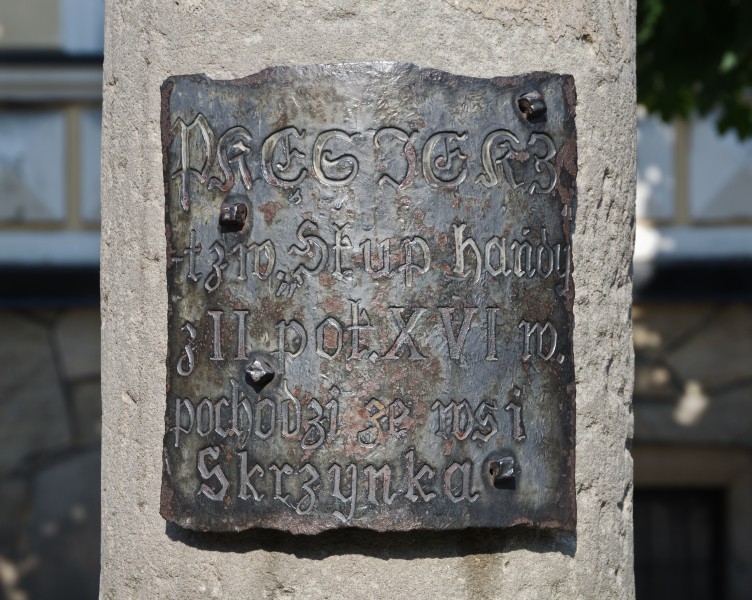 2014 Lądek-Zdrój, pręgierz 02