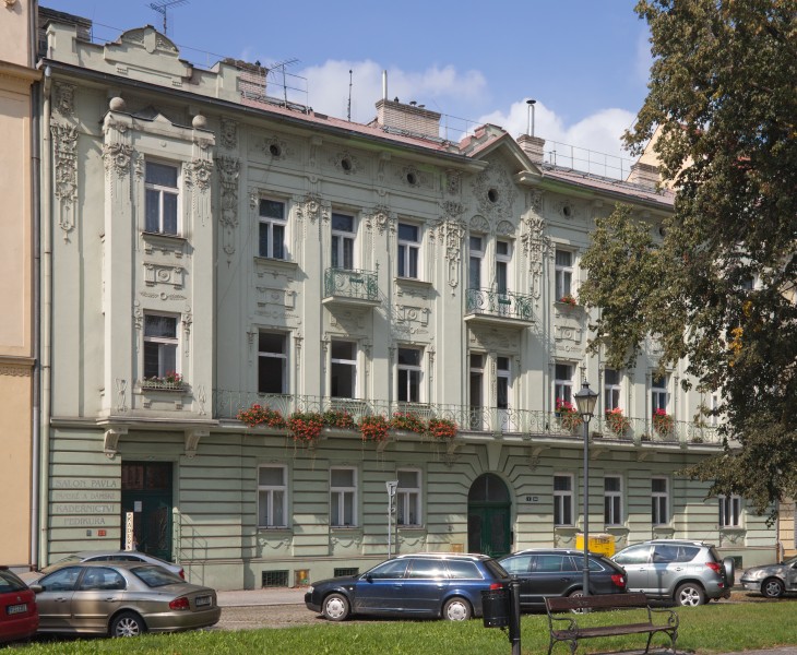 2014 Ostrawa, Kamienica, náměstí Svatopluka Čecha 2, 01