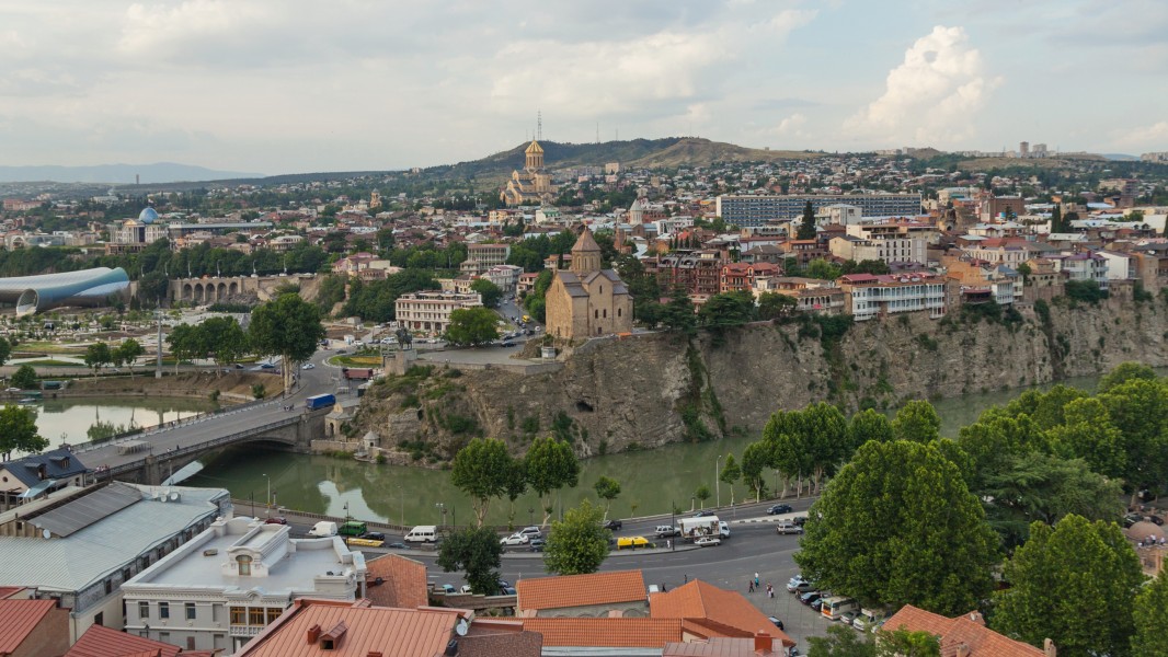 2014 Tbilisi, Widoki z Twierdzy Narikala (13)