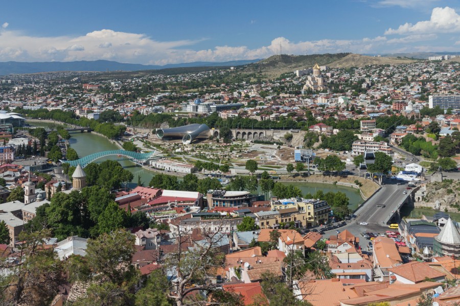 2014 Tbilisi, Widoki z Twierdzy Narikala (20)