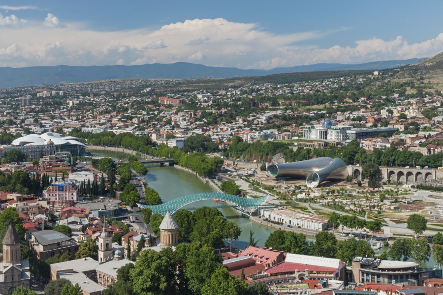 2014 Tbilisi, Widoki z Twierdzy Narikala (22)