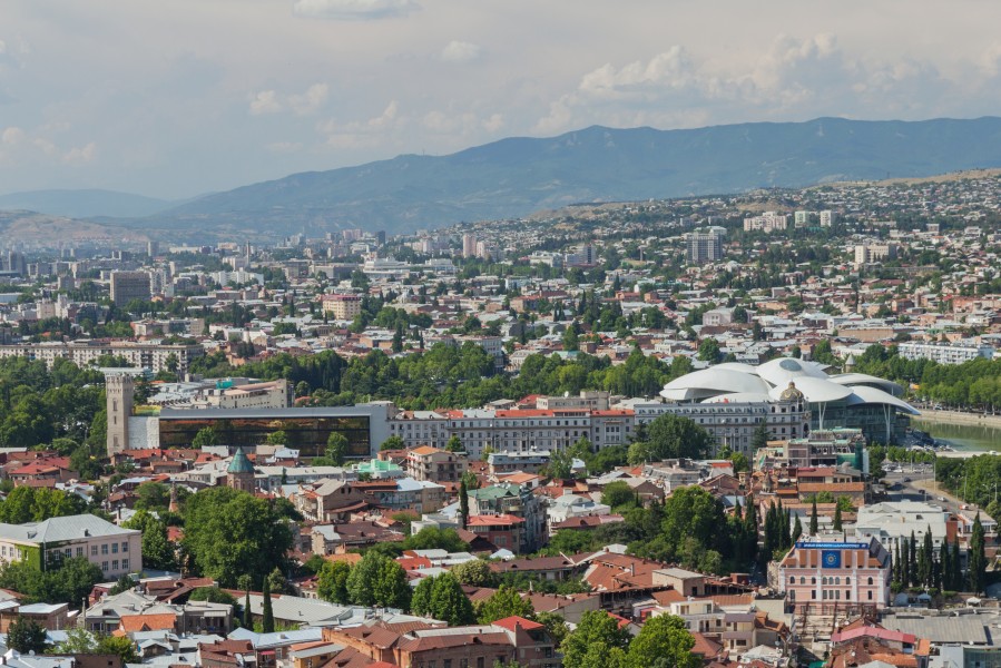 2014 Tbilisi, Widoki z Twierdzy Narikala (23)