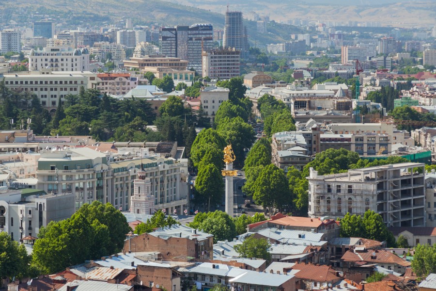 2014 Tbilisi, Widoki z Twierdzy Narikala (38)