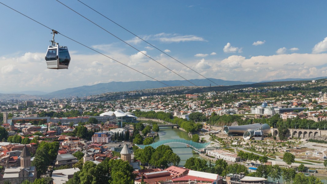 2014 Tbilisi, Widoki z Twierdzy Narikala (40)
