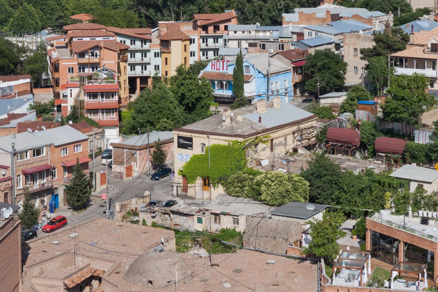 2014 Tbilisi, Widoki z Twierdzy Narikala (51)