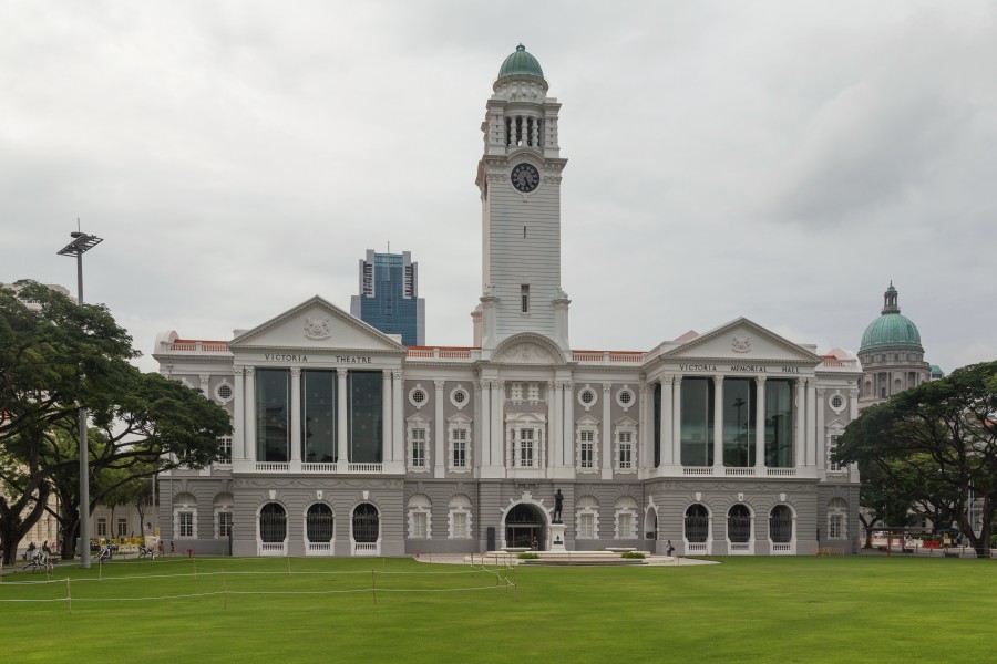 2016 Singapur, Downtown Core, Teatr Wiktorii i Hala Koncertowa (02)