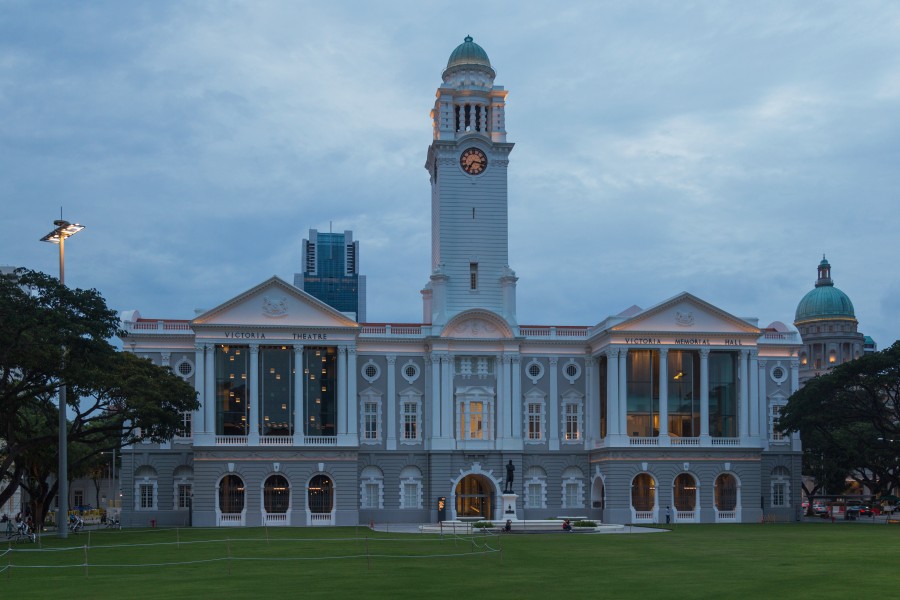 2016 Singapur, Downtown Core, Teatr Wiktorii i Hala Koncertowa (04)