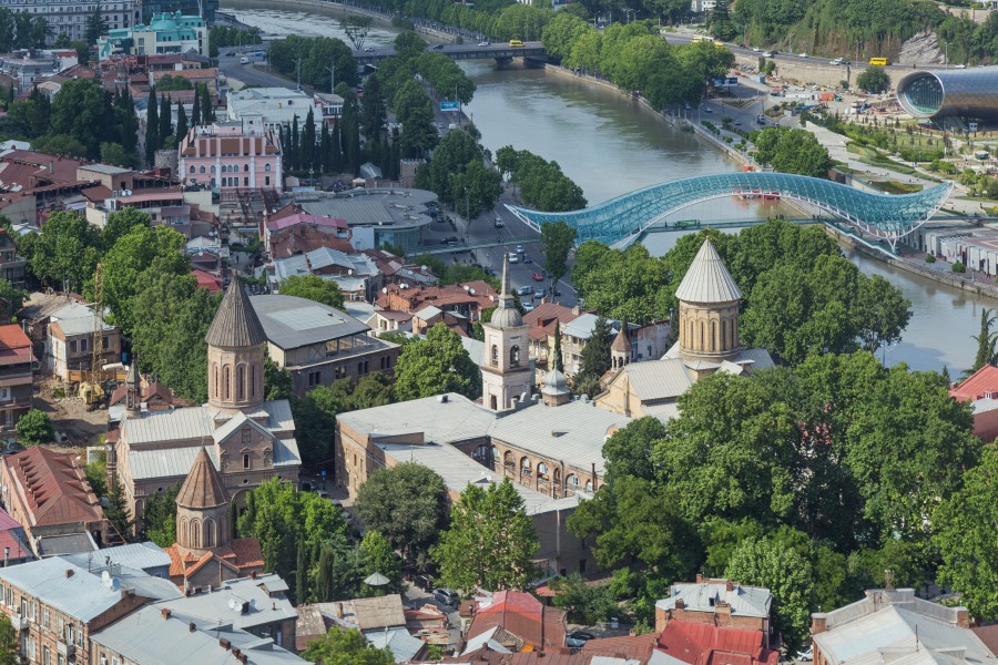 2016 Tbilisi, Widoki z Twierdzy Narikala (18)