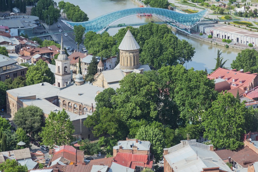 2016 Tbilisi, Widoki z Twierdzy Narikala (19)